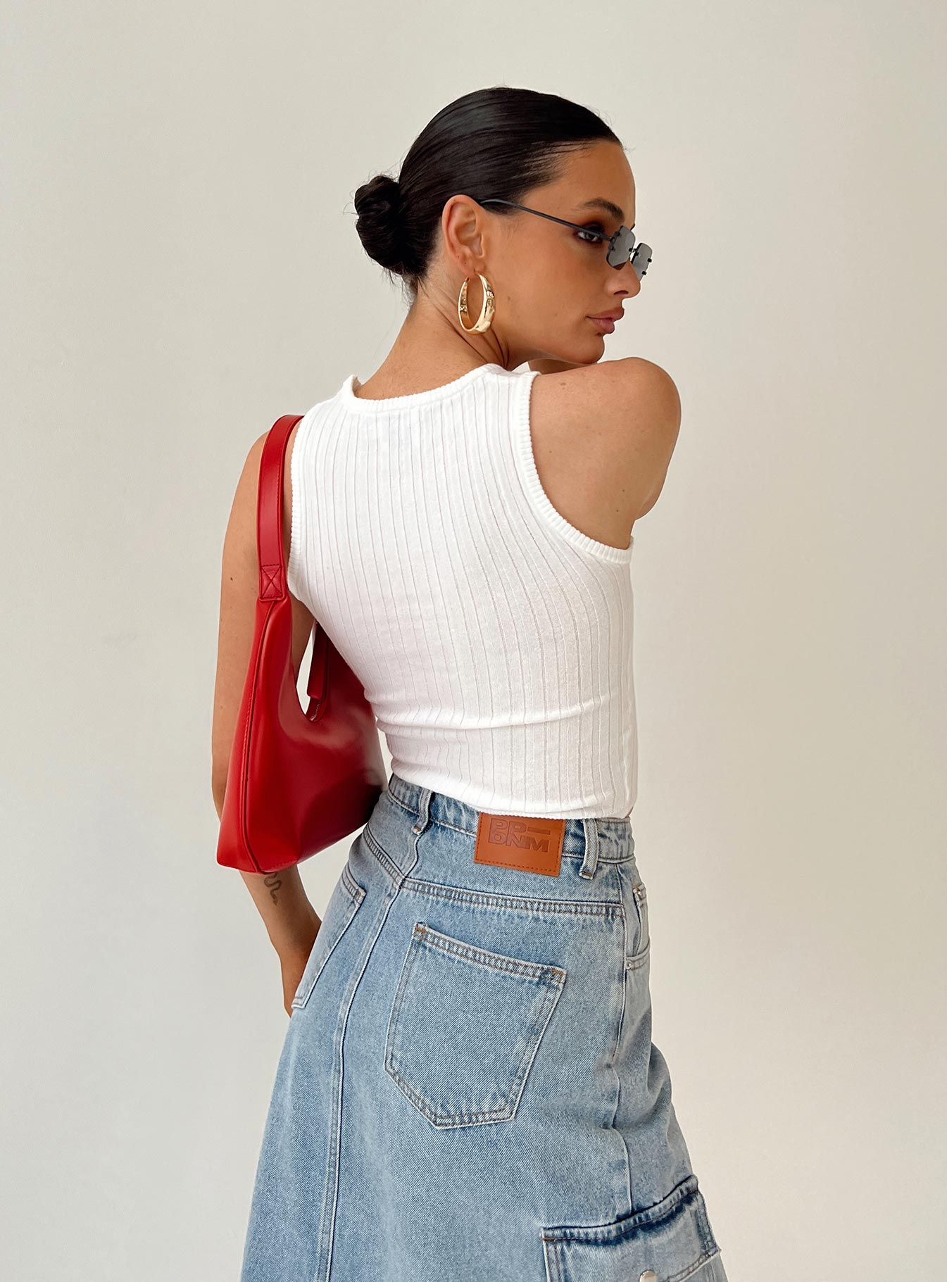 Cassa Tank Top Ivory - Image 7