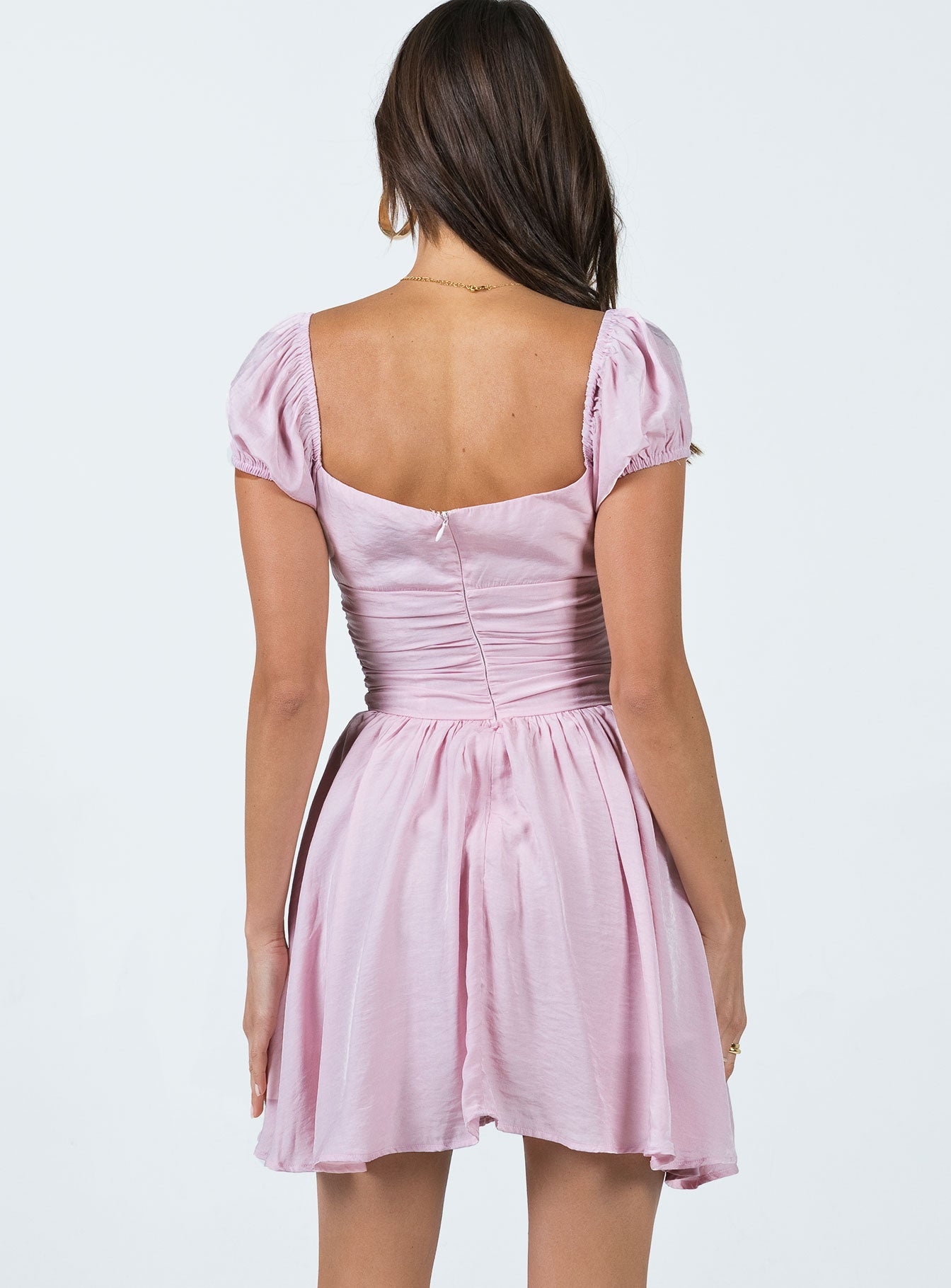 Petal Mini Dress Pink - Image 4