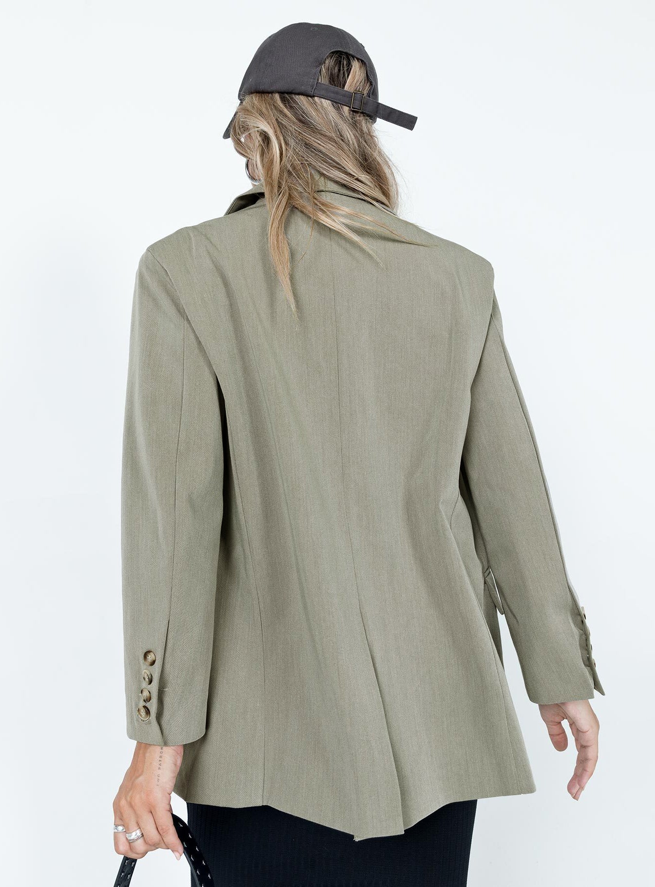 Codi Oversized Blazer Grey - Image 5