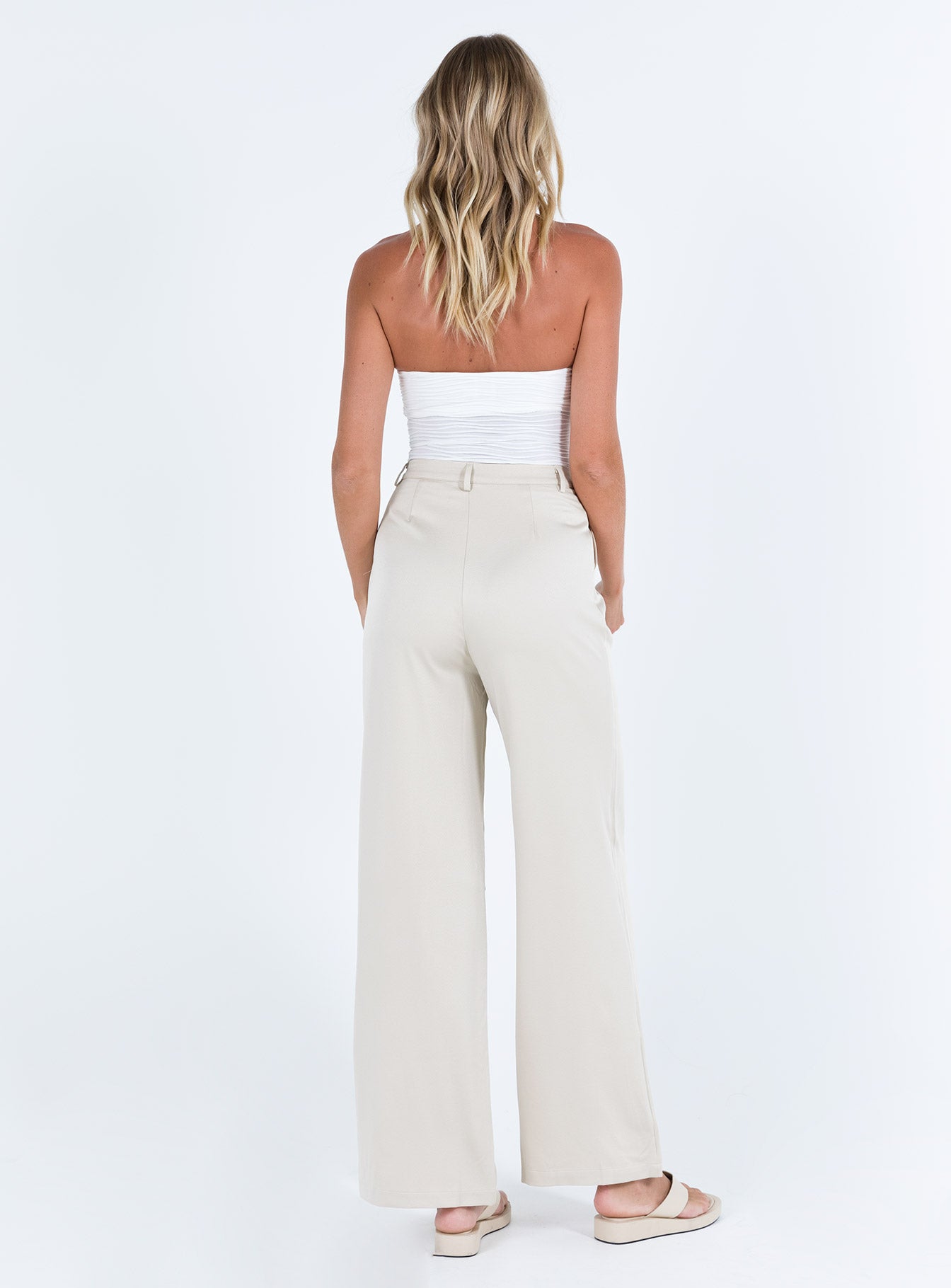 Amalia Pants Beige Tall - Image 5