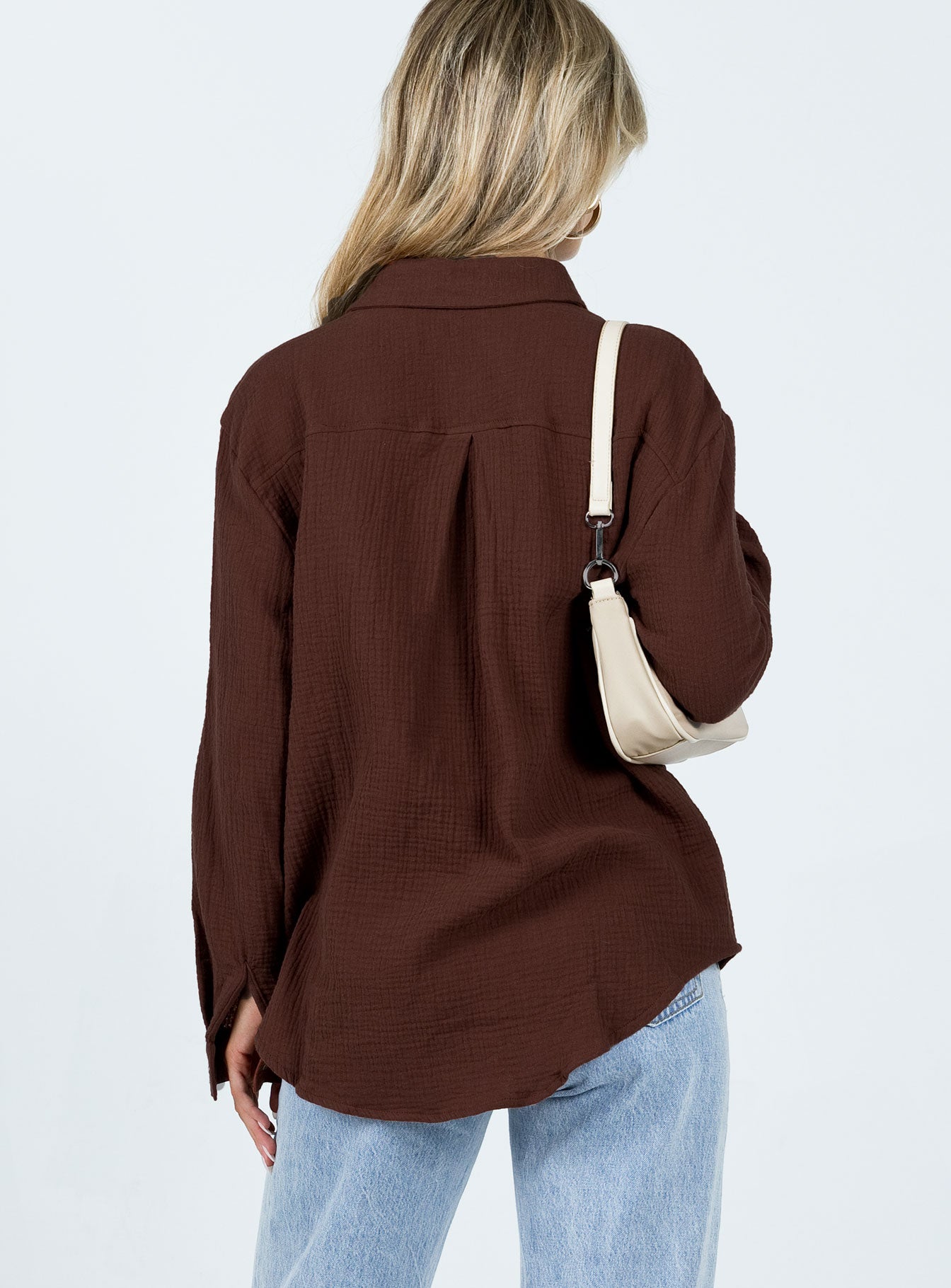 Mahalia Shirt Brown - Image 5