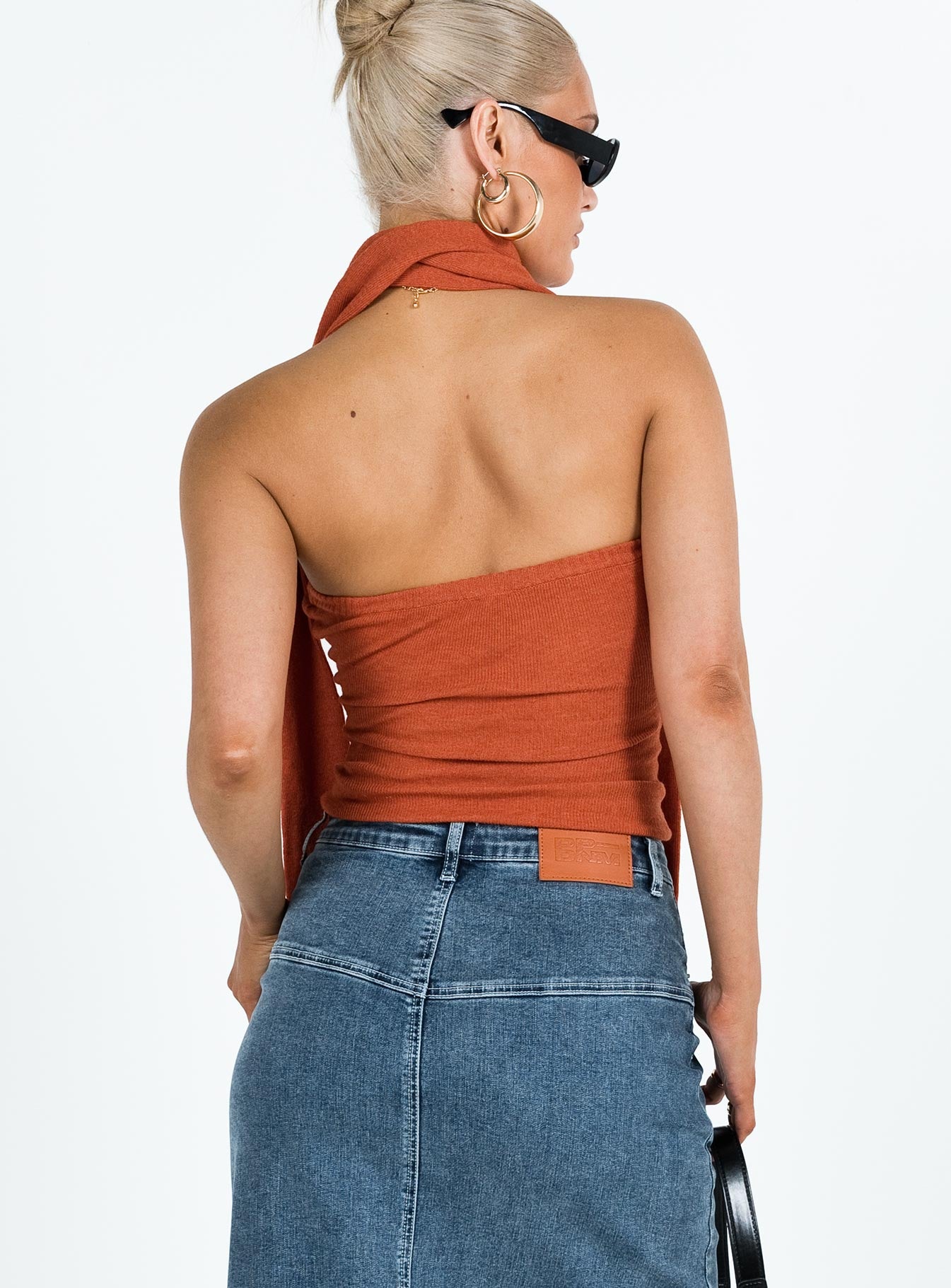 Styles Two Piece Top Orange - Image 5