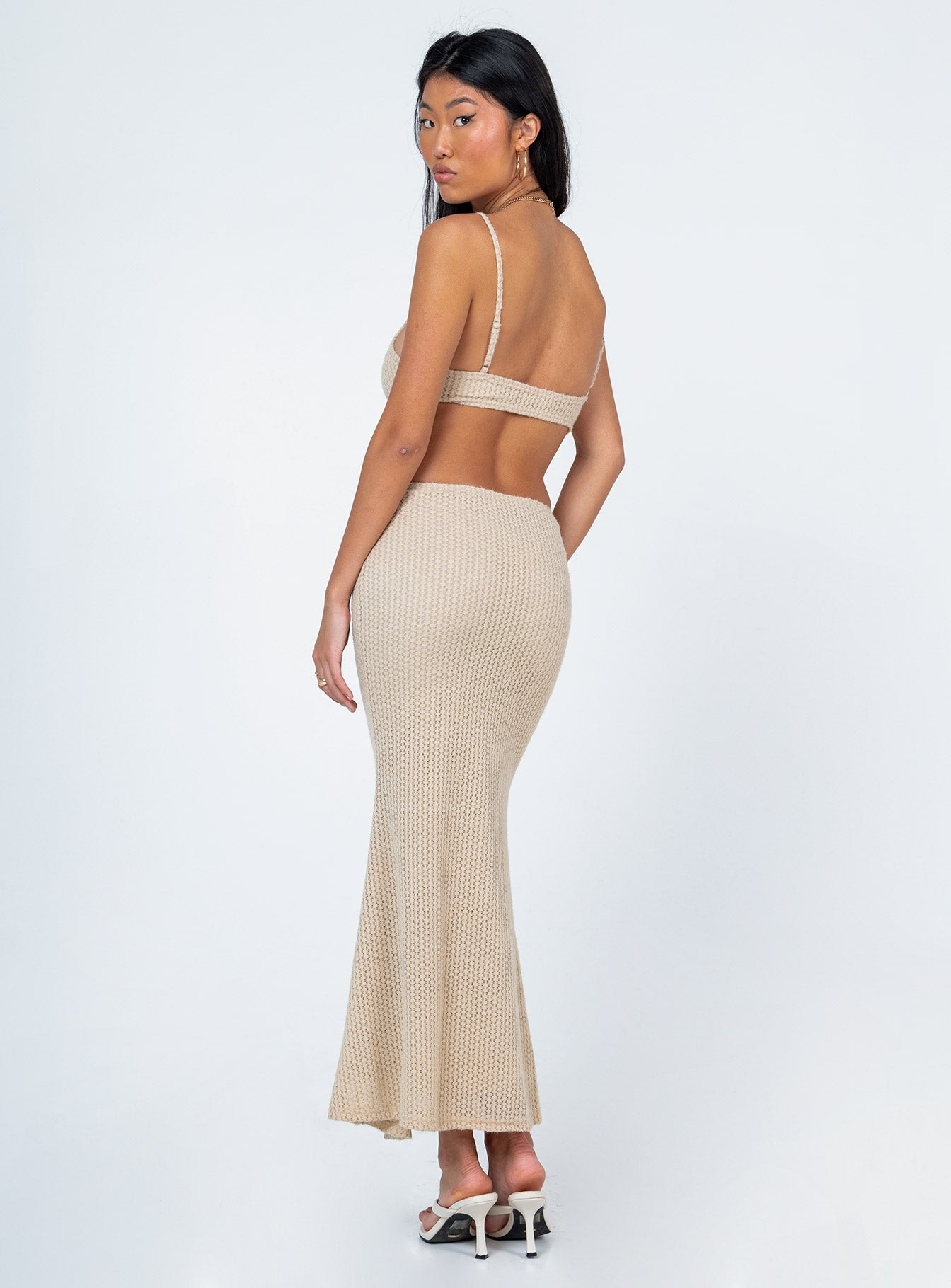 Shanni Maxi Dress Beige - Image 7