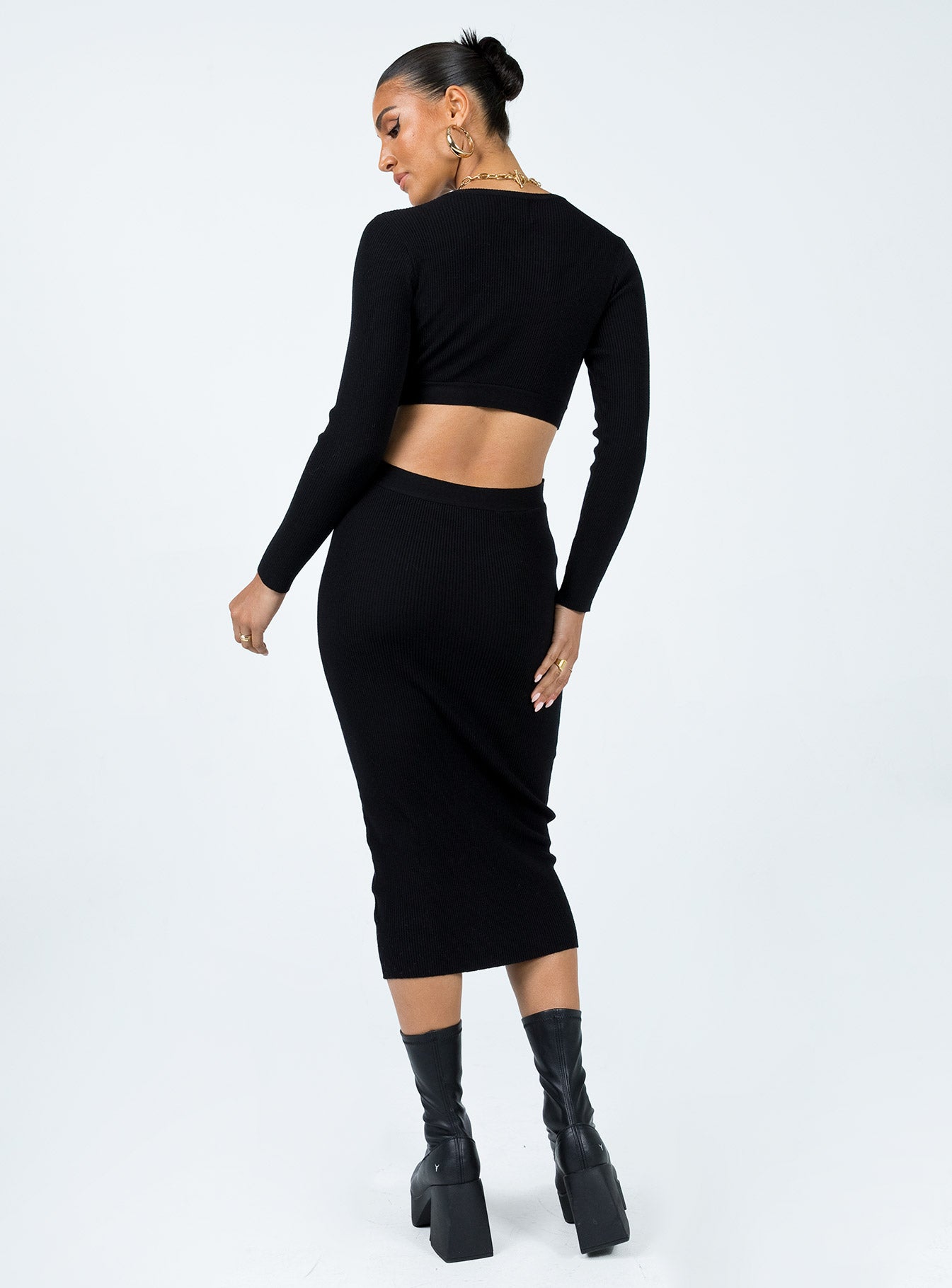 Languara Maxi Dress Black - Image 4