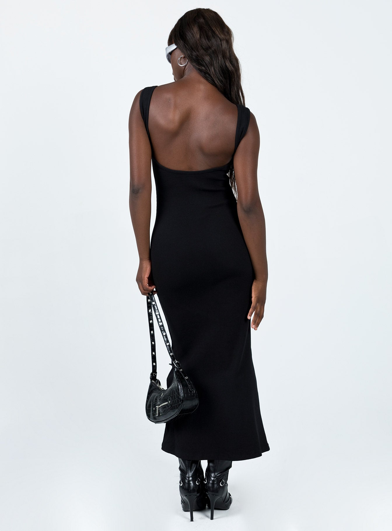 Smythe Maxi Dress Black - Image 5