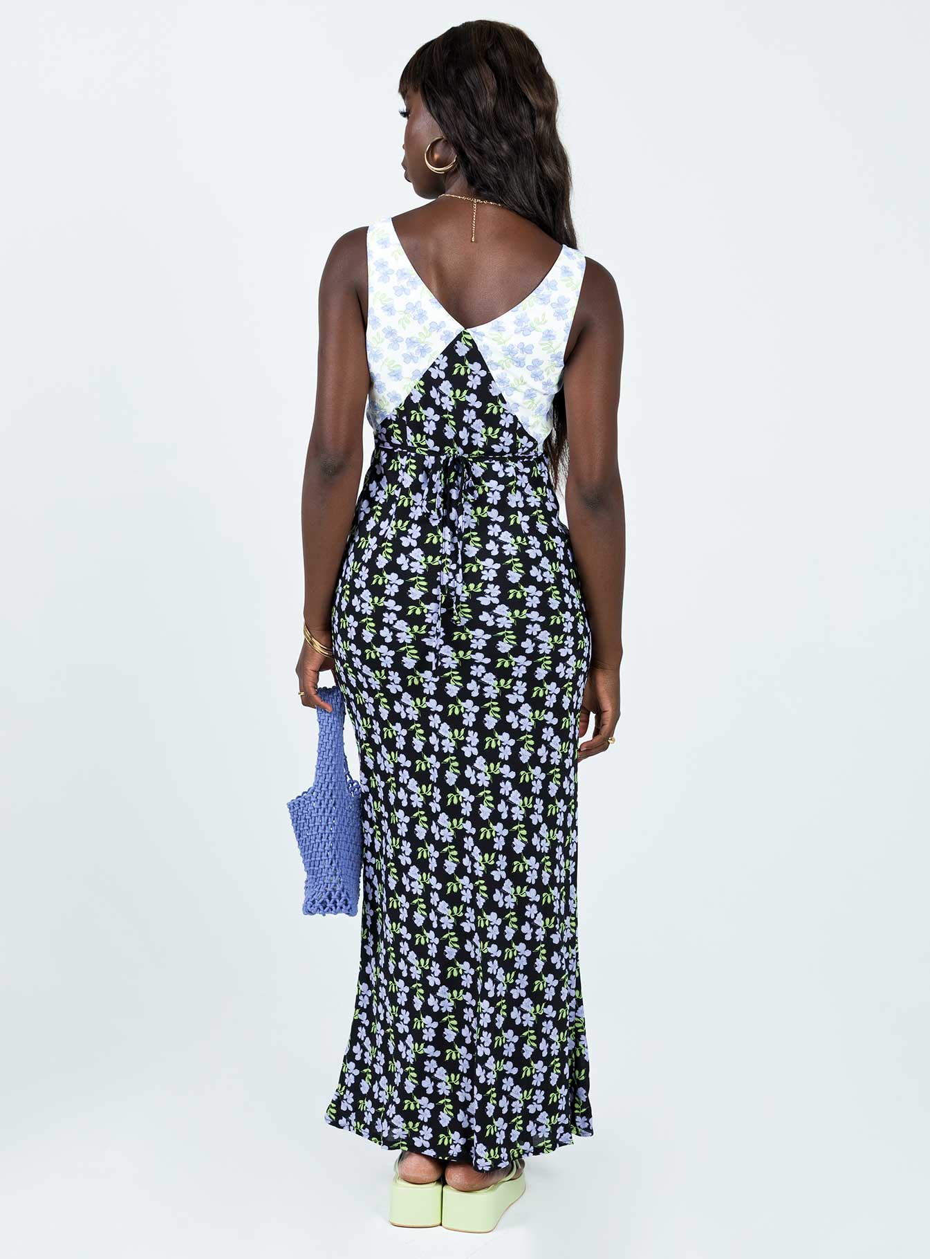 Nellie Maxi Dress Blue / Multi - Image 5