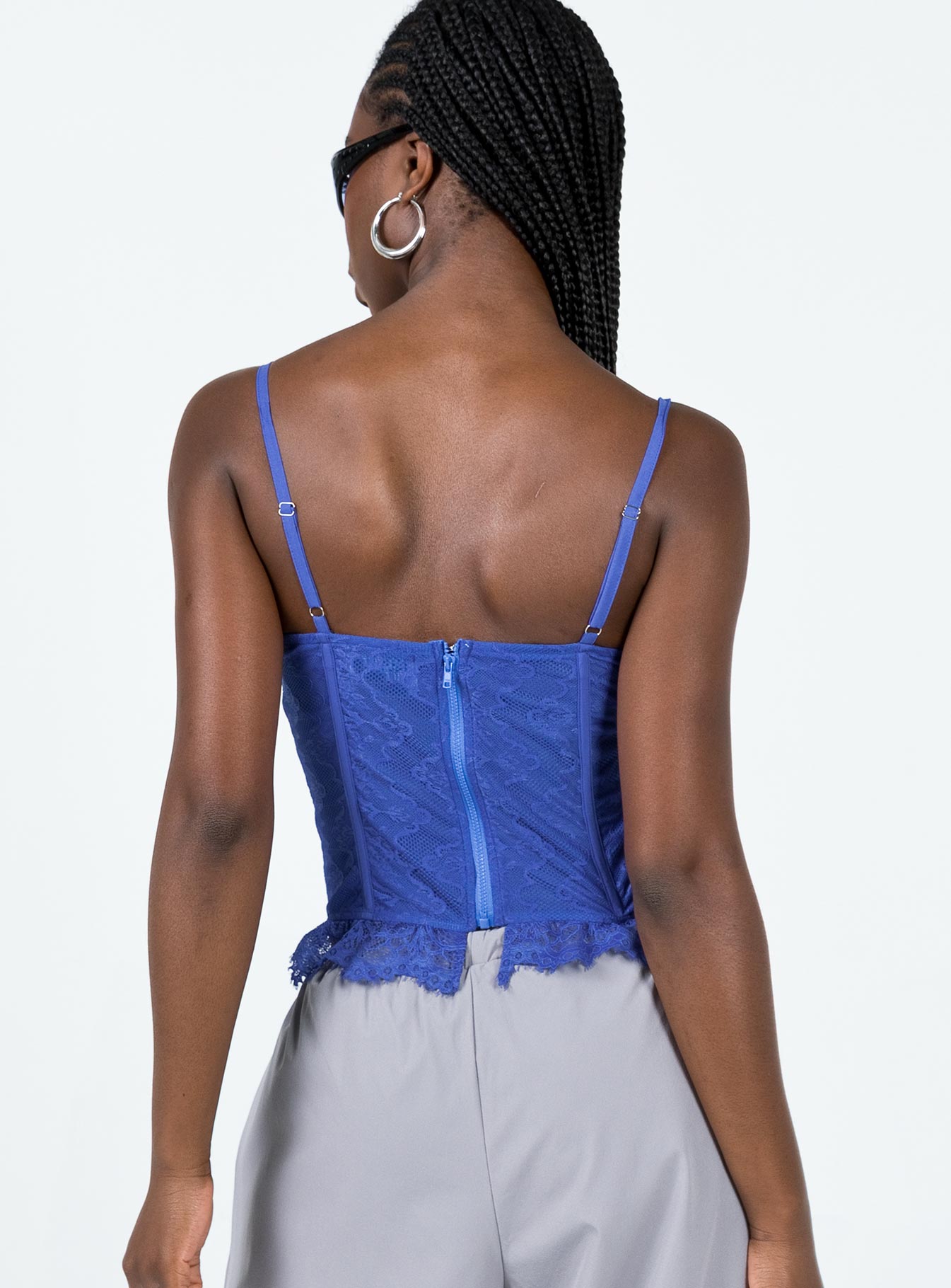 Balfour Corset Top Blue - Image 5