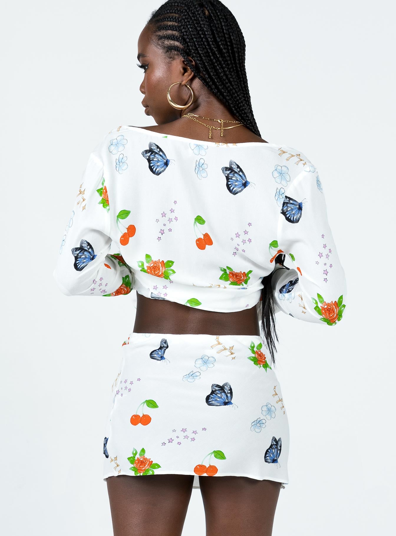 Drawn To You Mini Skirt Multi - Image 5