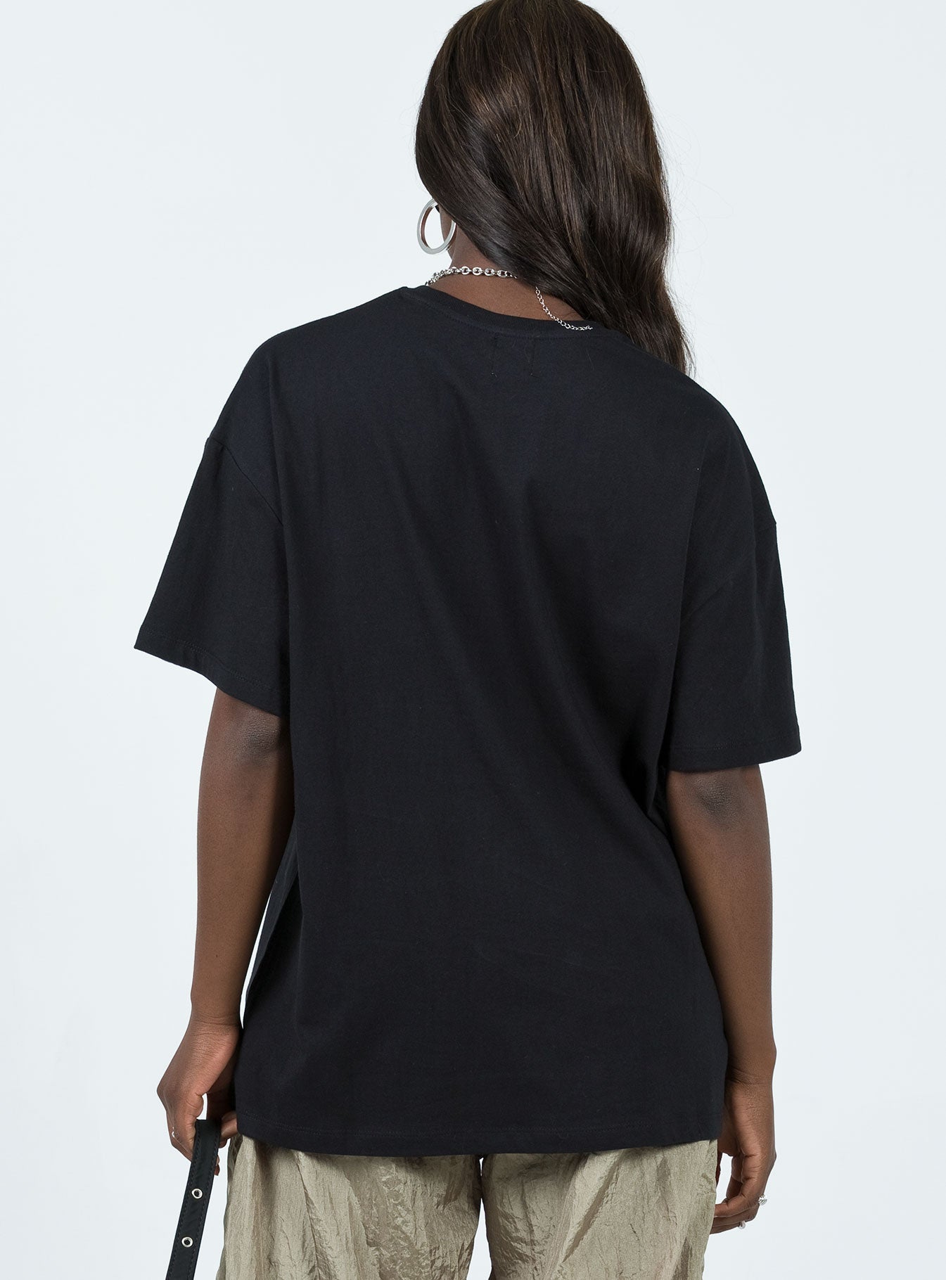 House Of Mystery Oversized Tee Black - Image 5