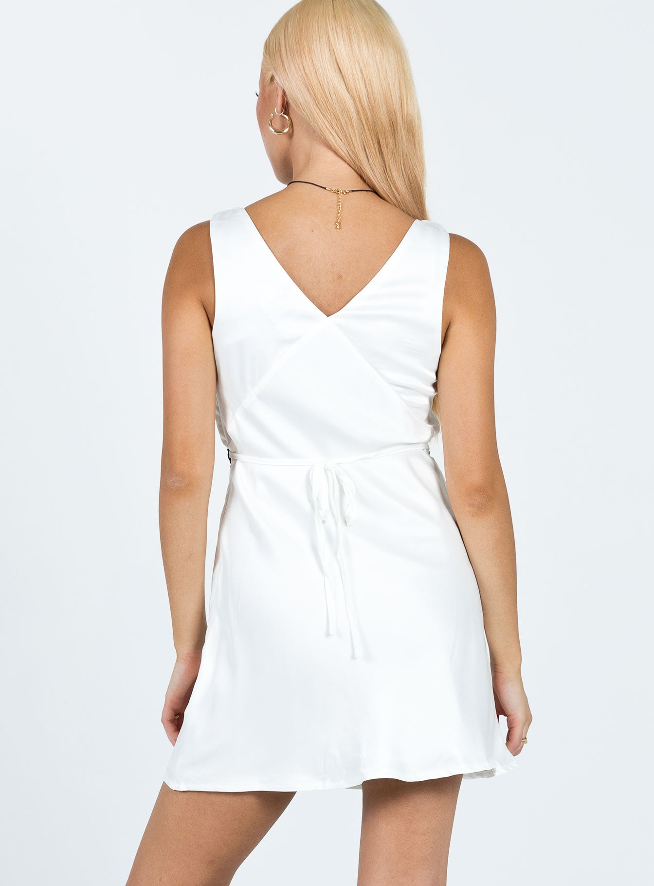 Yaralla Mini Dress White / Black - Image 5