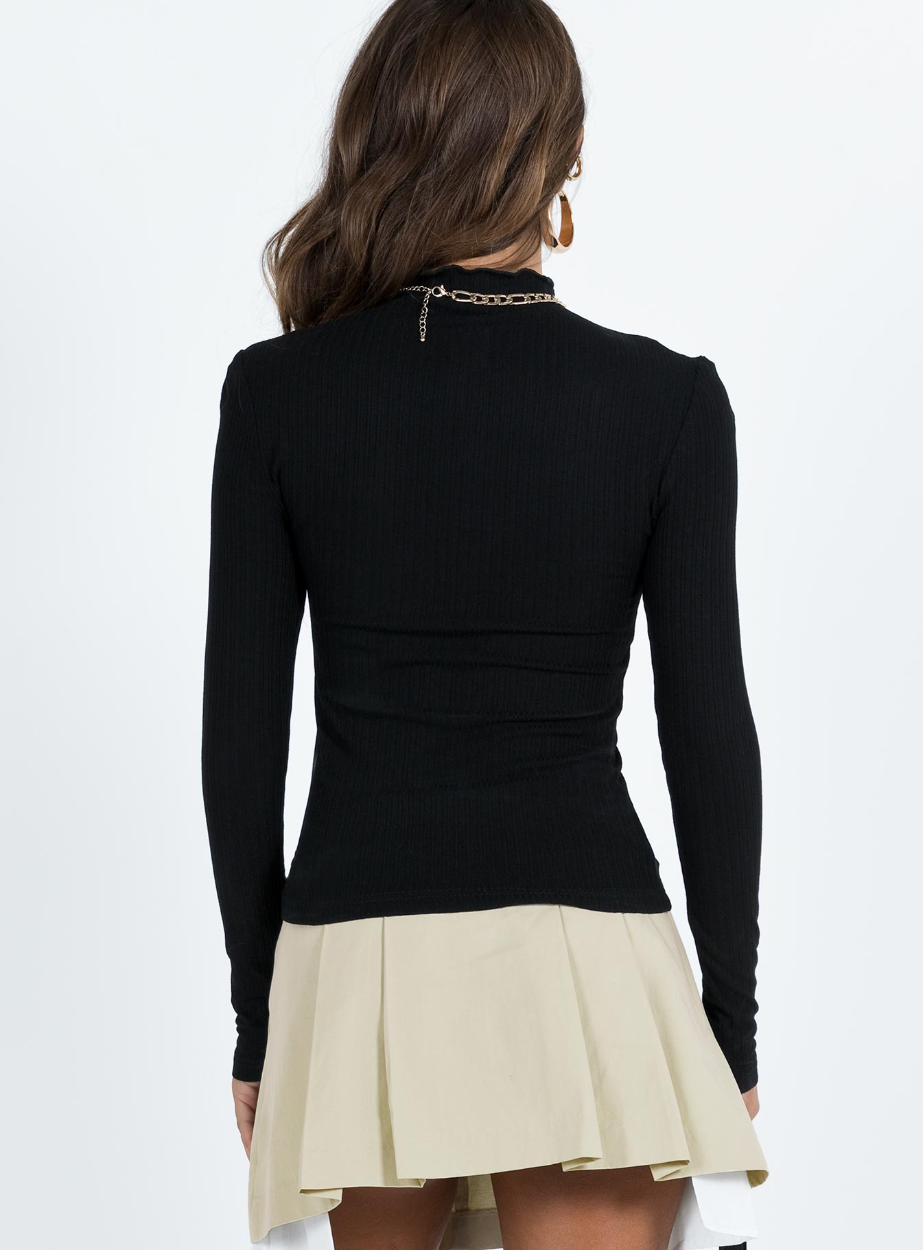 Lerman Long Sleeve Top Black - Image 5