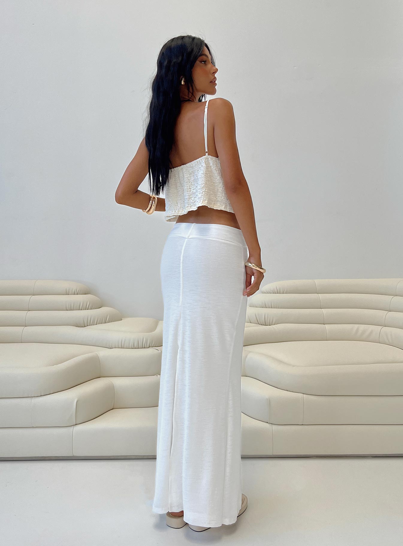 Sunshine Baby Maxi Skirt White - Image 5