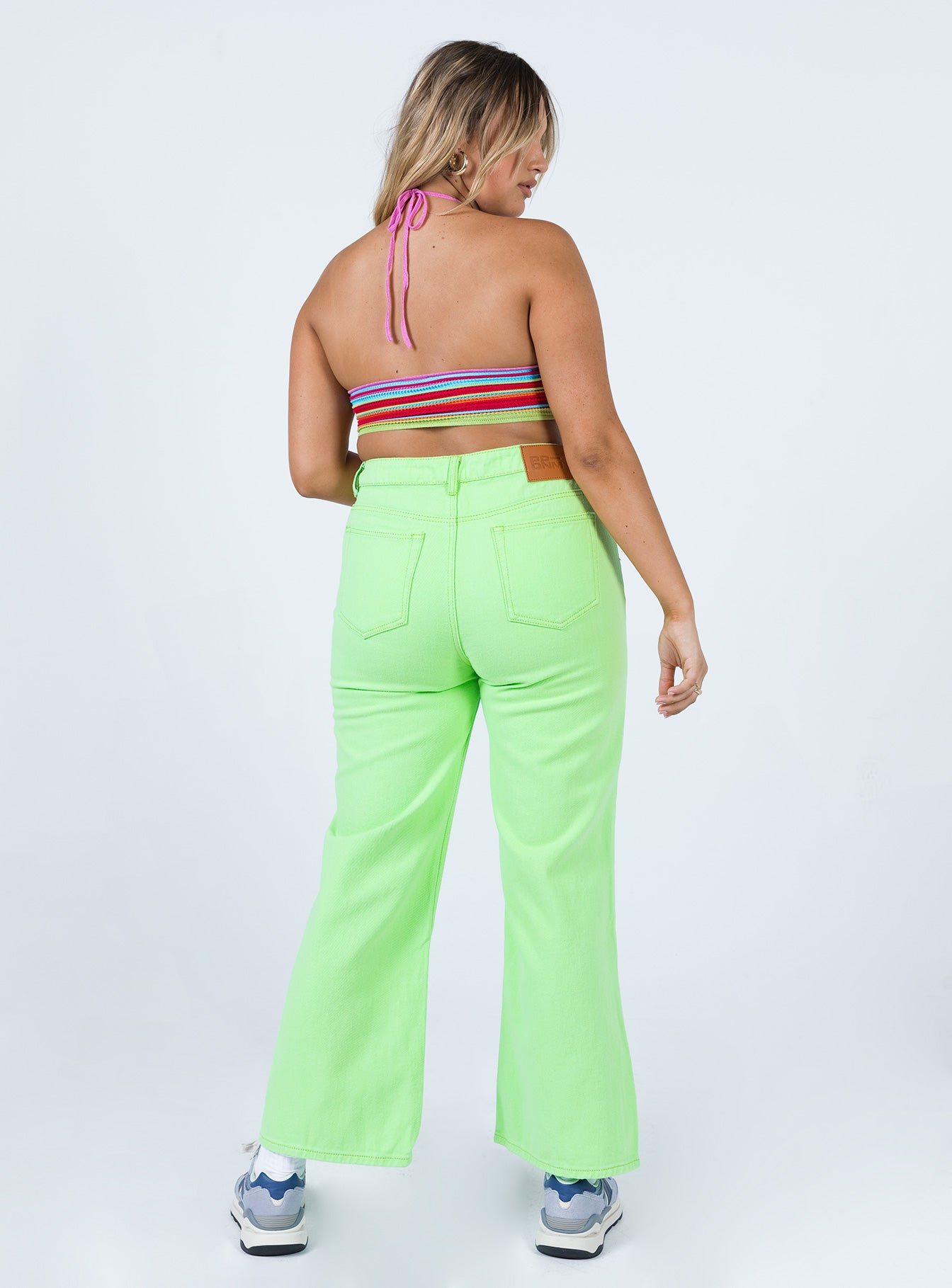 Denver Denim Jeans Lime Green - Image 5