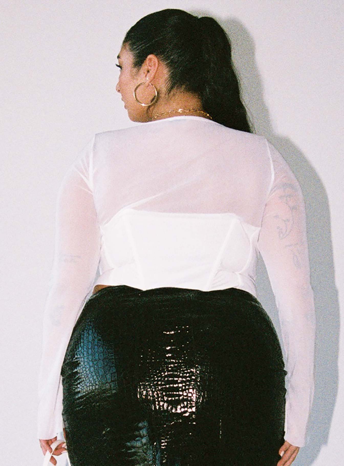 Lovitt Long Sleeve Top White Curve - Image 4