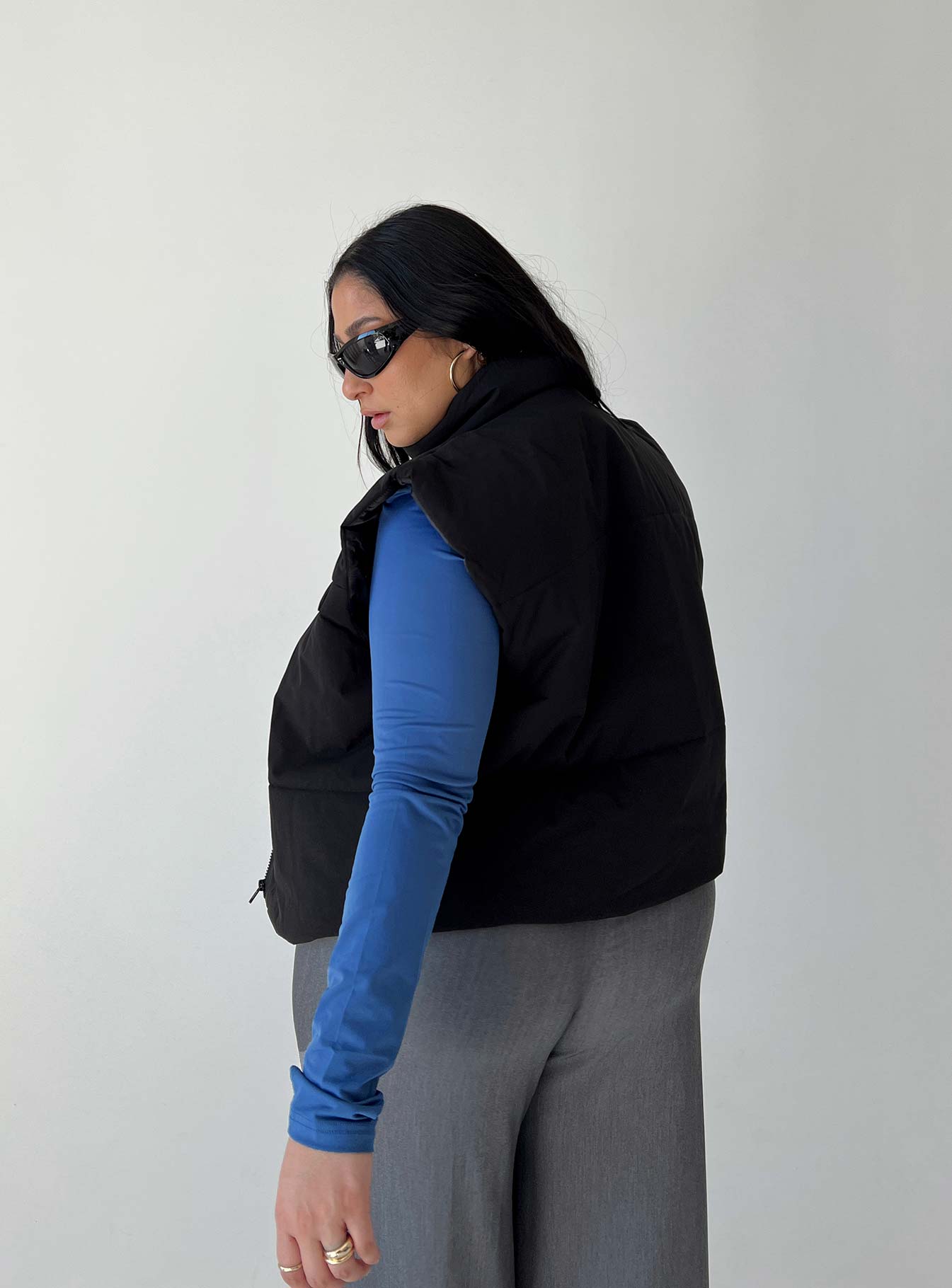 Kirby Puffer Vest Black Curve - Image 4