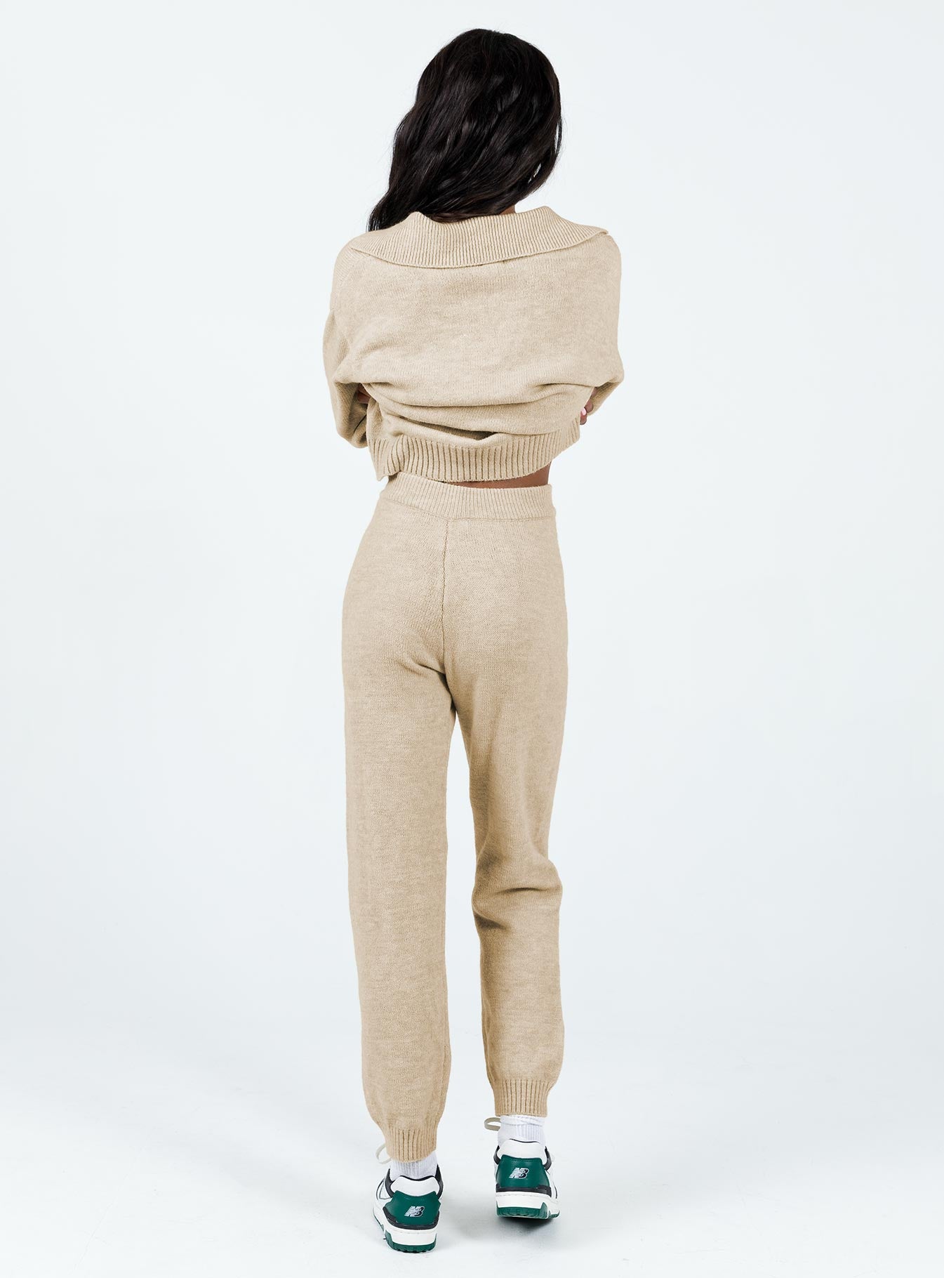 Waite Knit Pants Beige - Image 5
