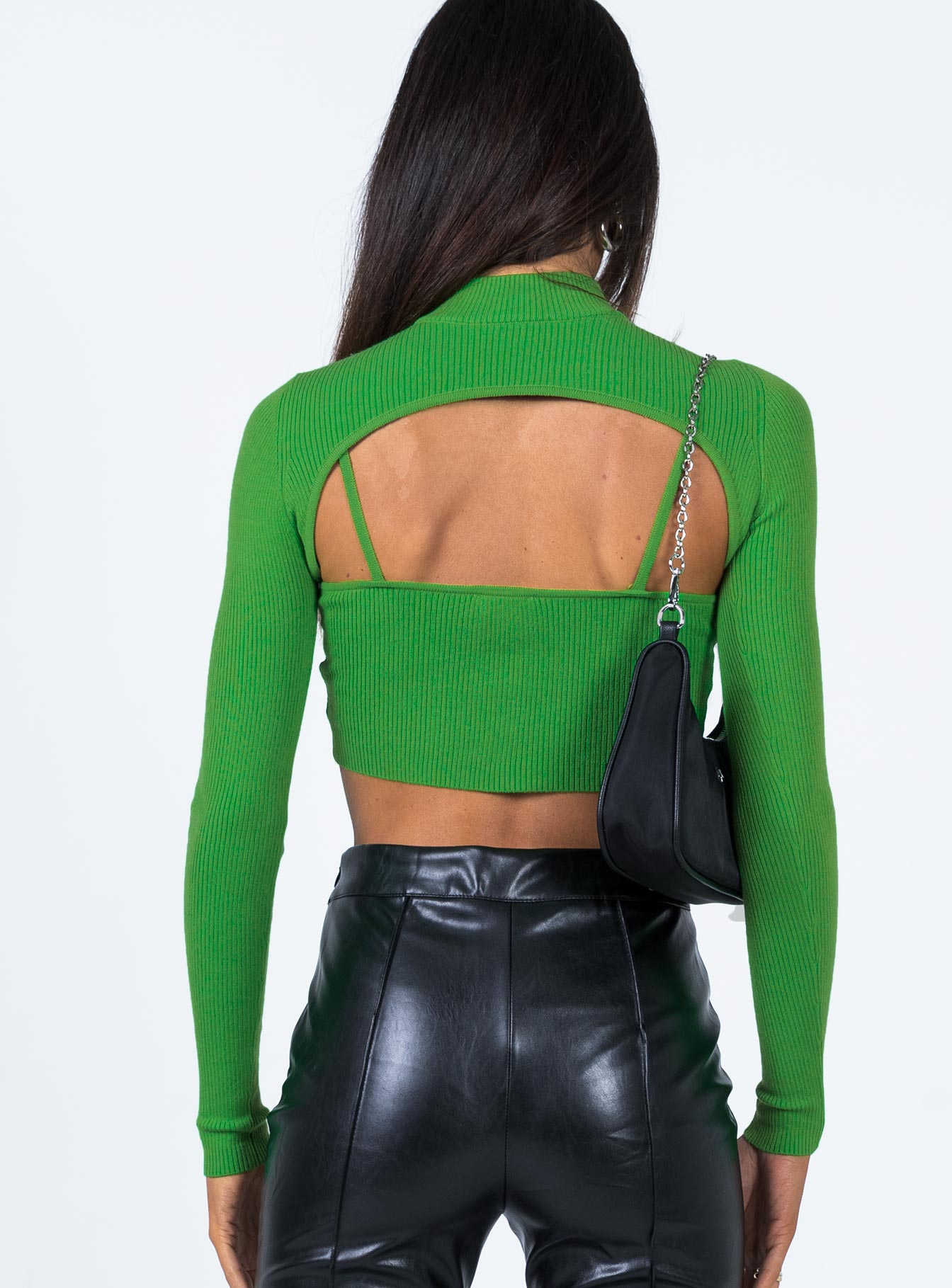 Akira Knit Cardy Set Green - Image 5