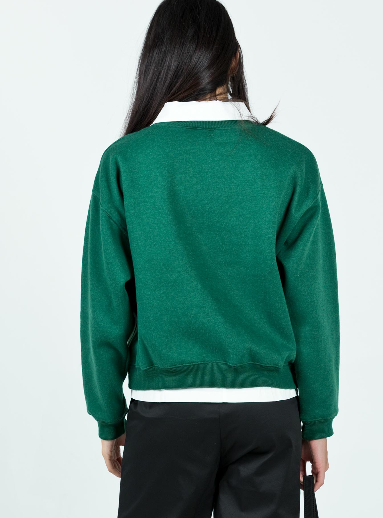 Yosemite Oversized Crewneck Sweatshirt Green - Image 5