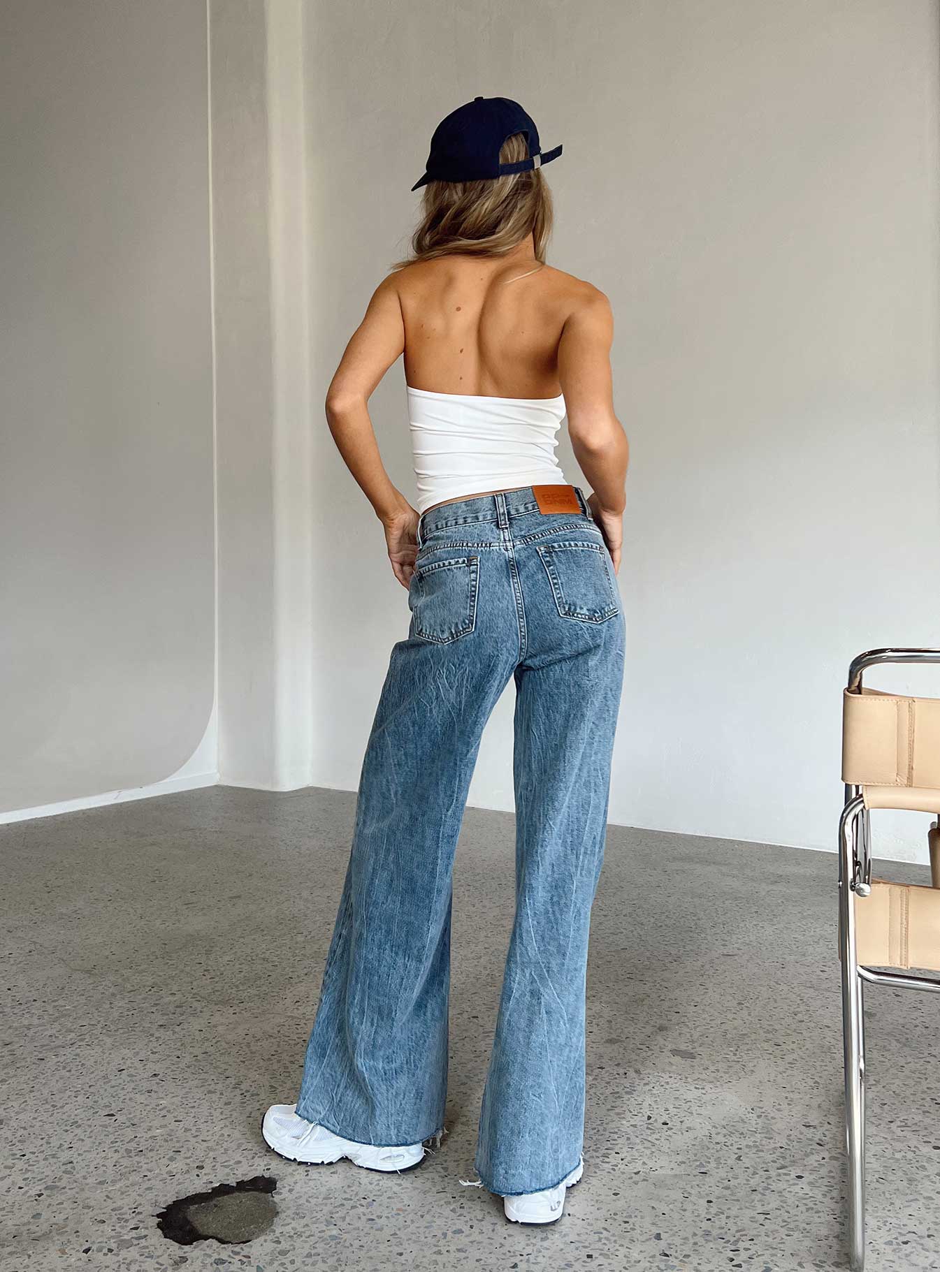 Clarke Low Waist Baggy Jeans Denim - Image 4