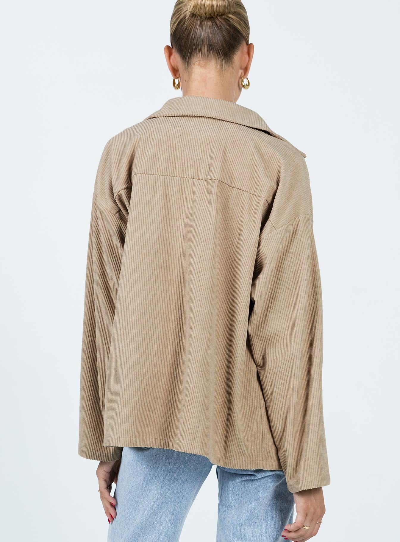 Frannie Corduroy Jacket Cream - Image 5