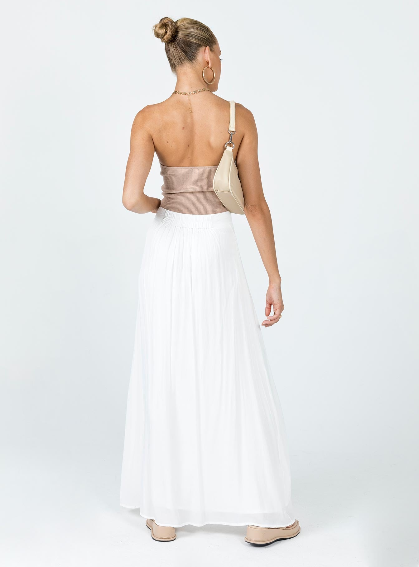 Kordin Maxi Skirt White - Image 5