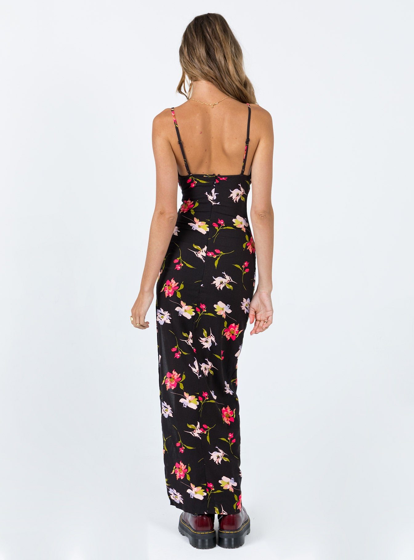 Brailey Maxi Dress Black Multi - Image 5