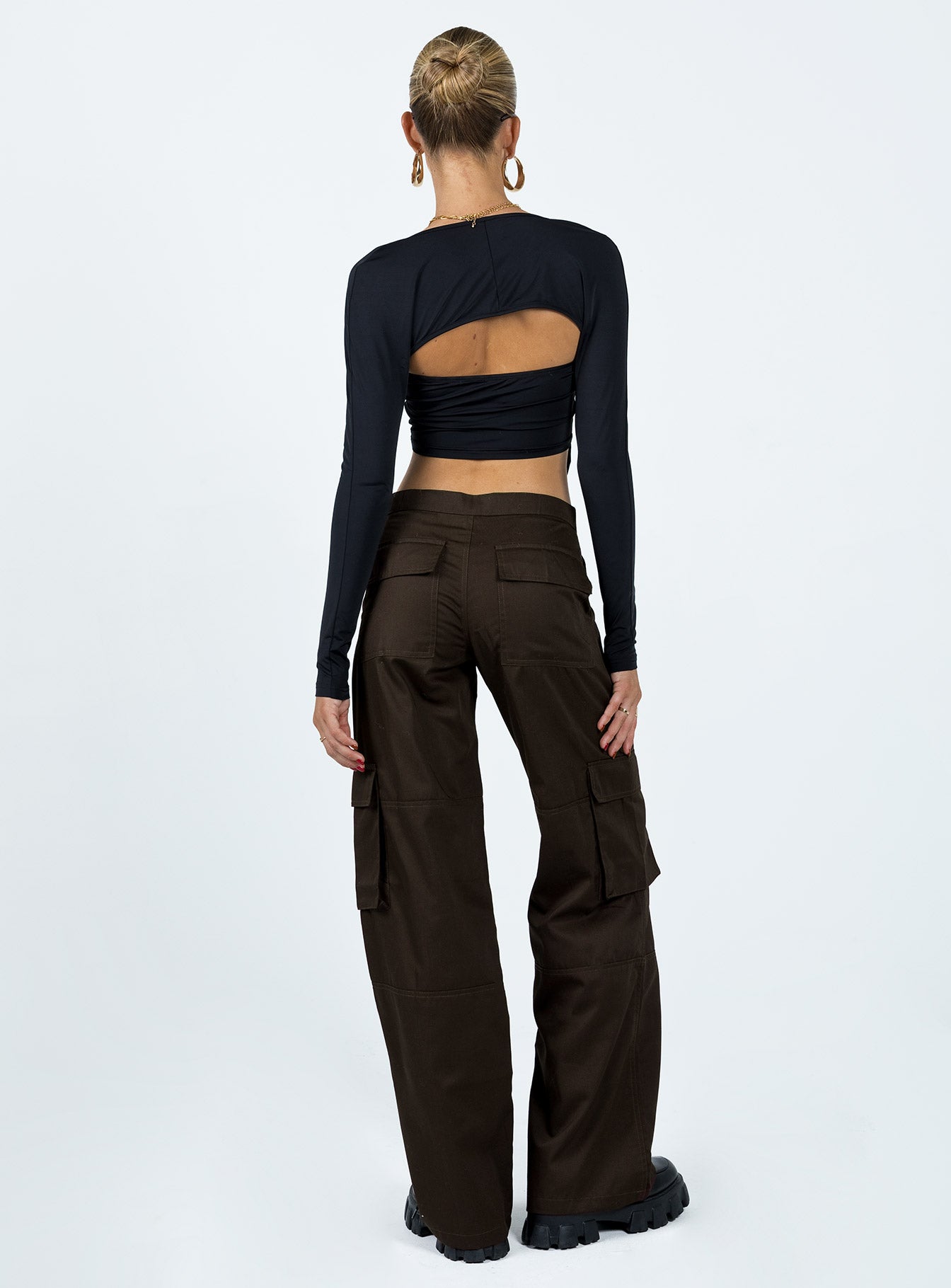 Motel Saul Trouser Dark Brown - Image 5