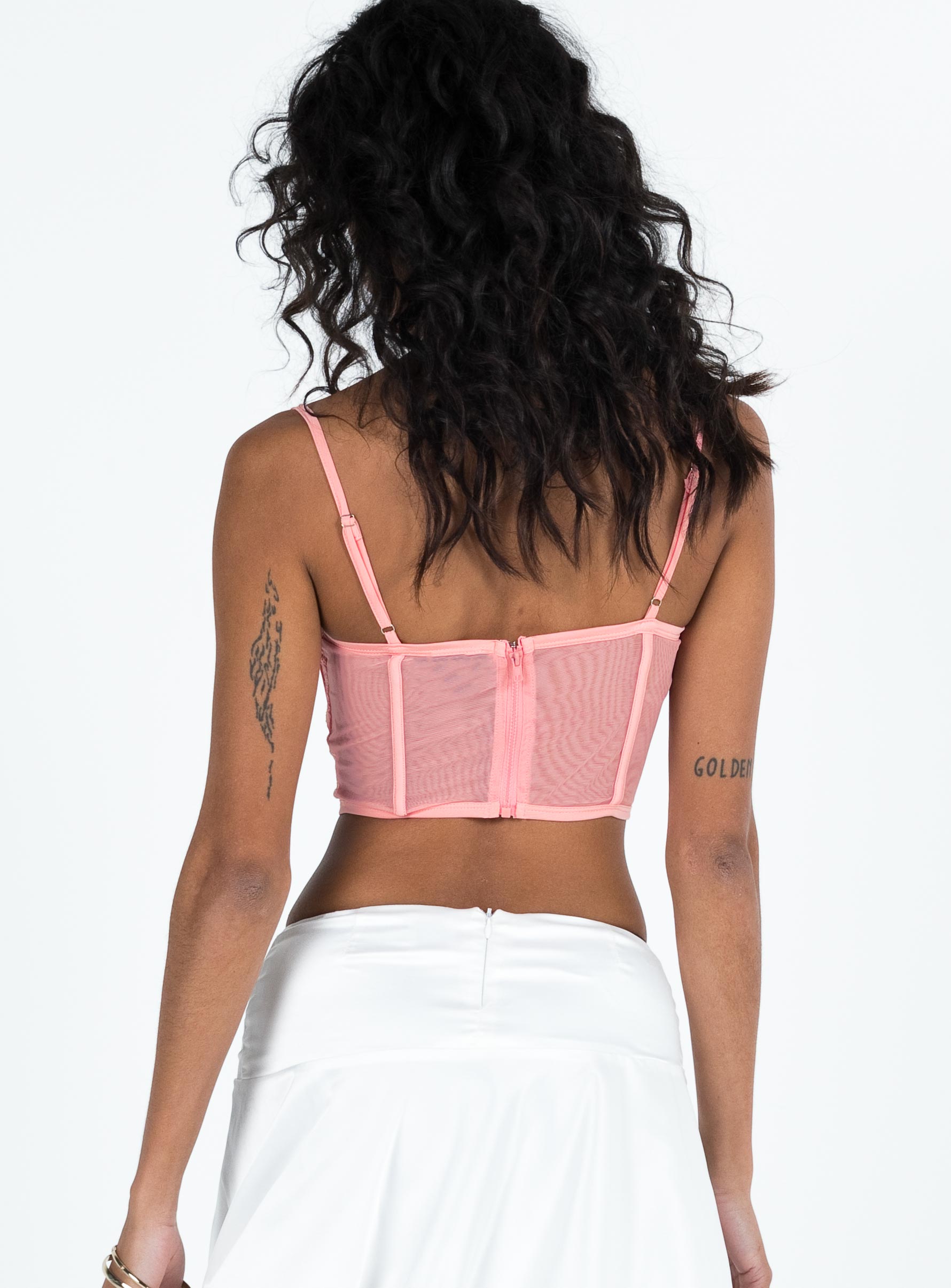 Chaz Corset Top Pink - Image 5