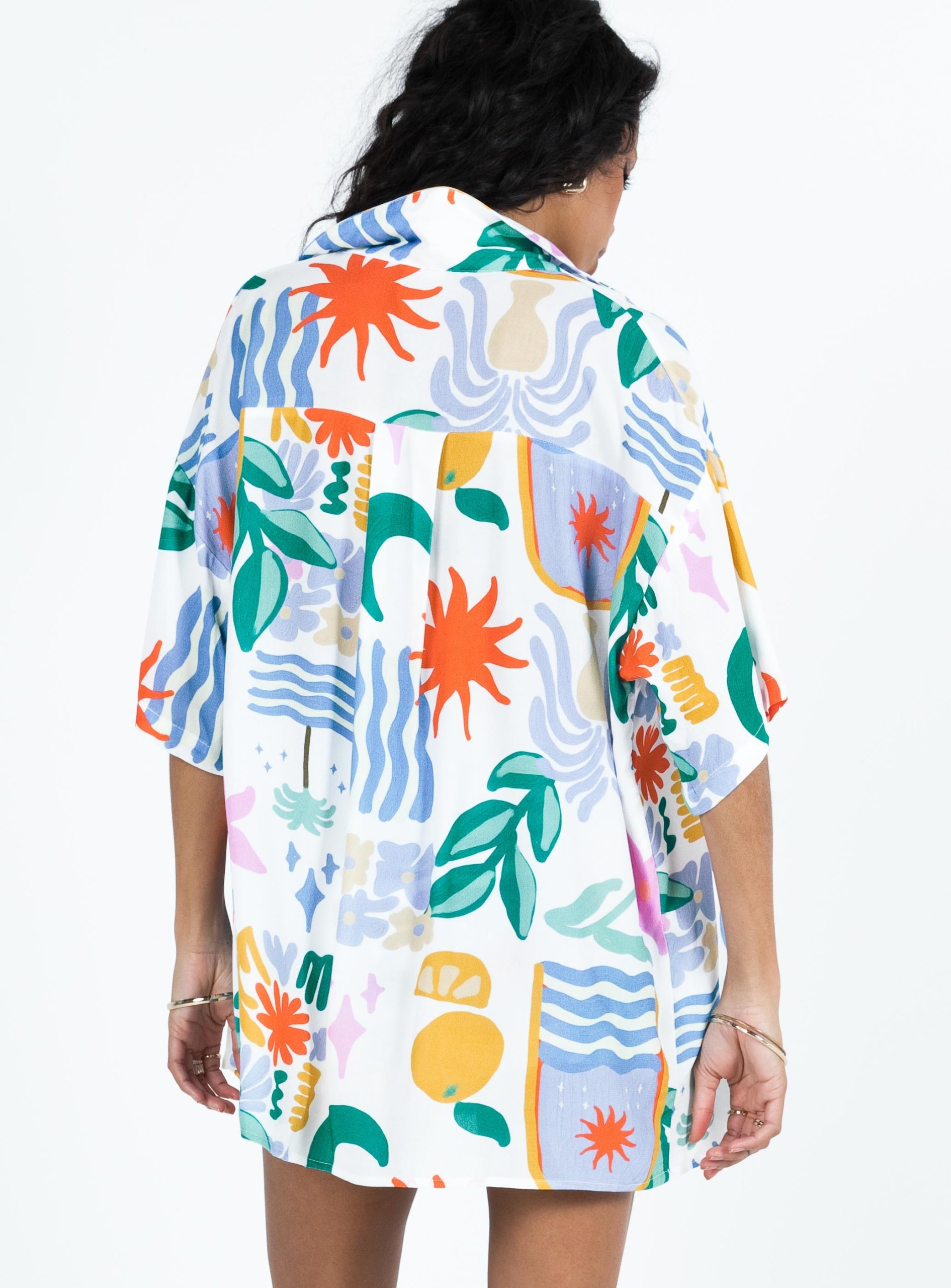 Caraliia Shirt Blue Multi - Image 6