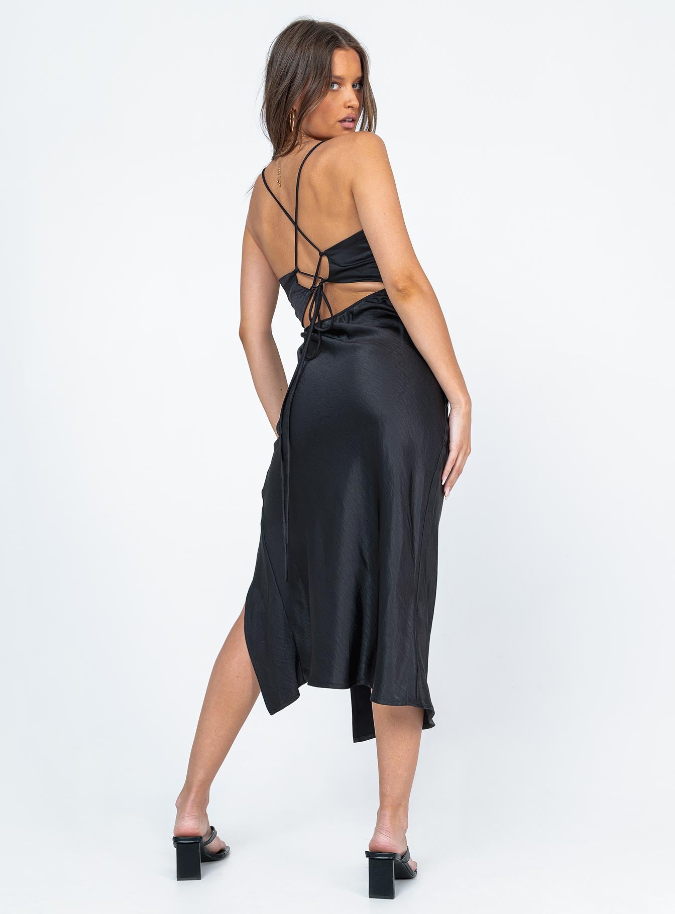 Gigi Midi Dress Black - Image 5