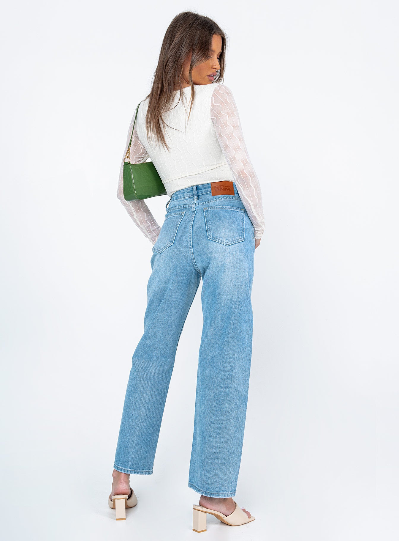 Feilding Wide Leg Denim Jeans - Image 4