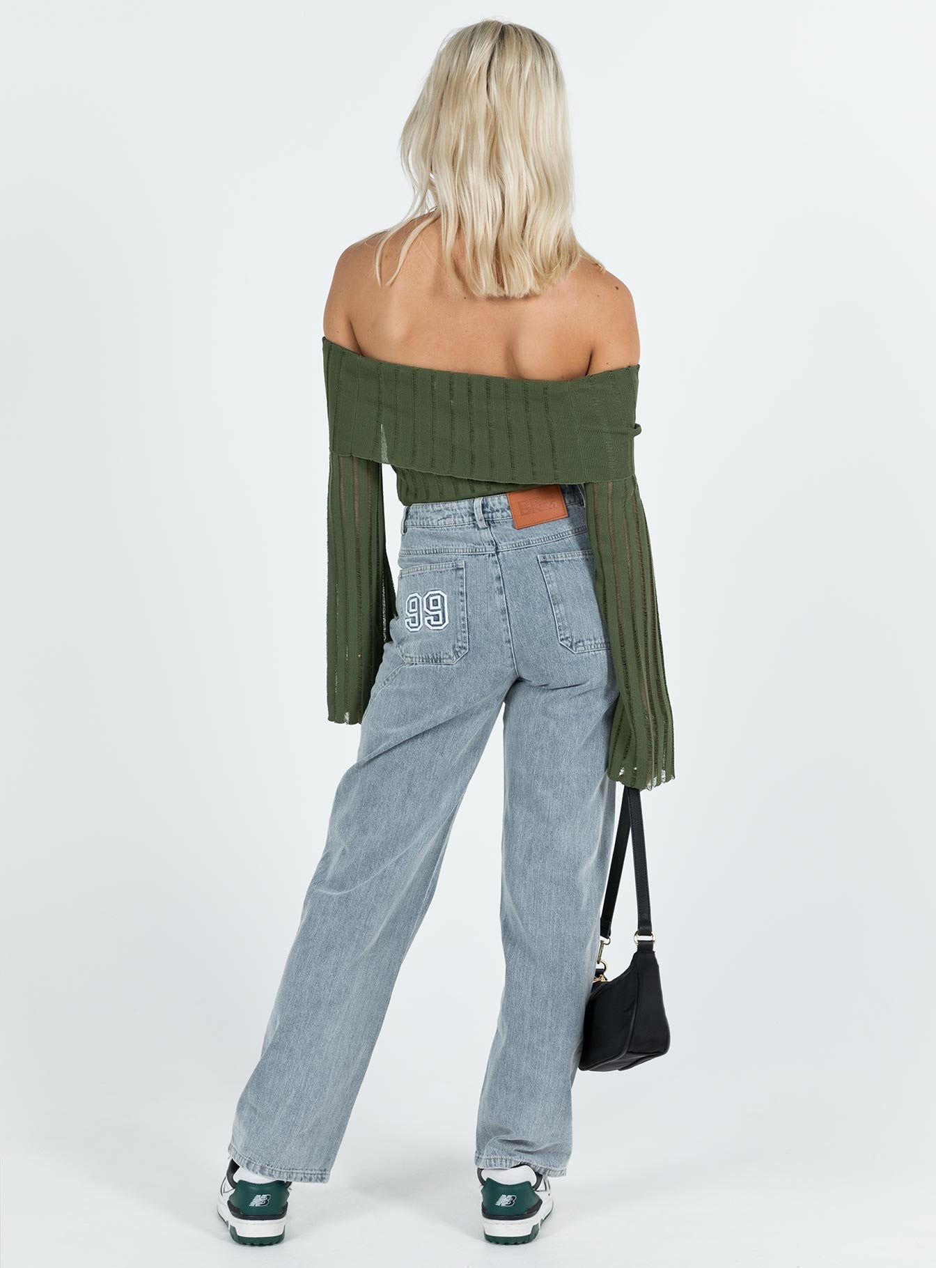 Garza Wide Leg Jeans Denim - Image 4
