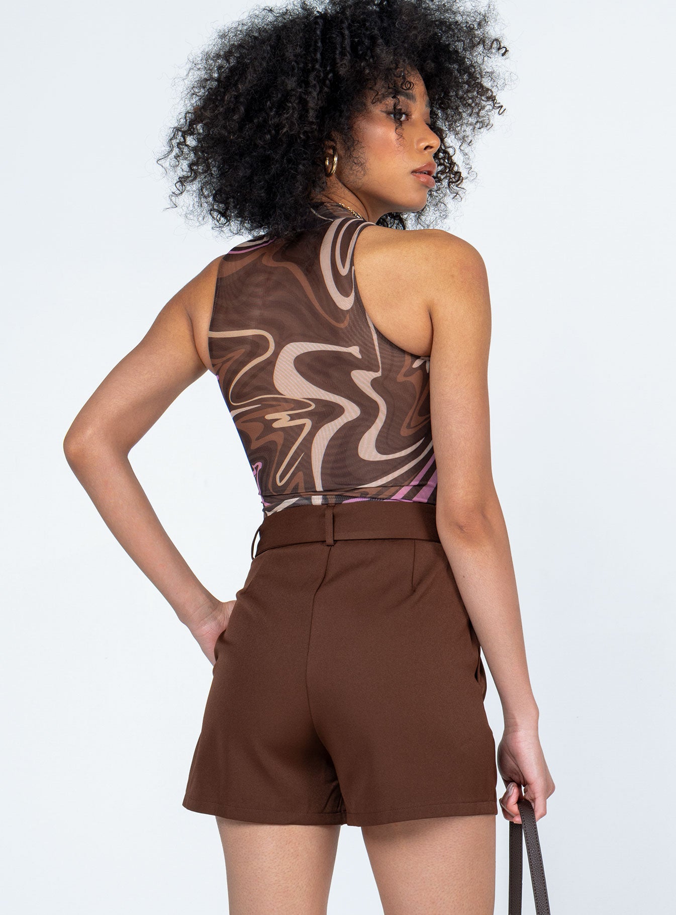 Barker Shorts Brown - Image 4