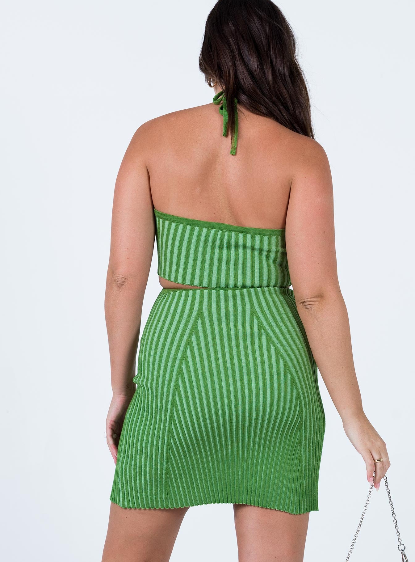 Avani Mini Dress Green - Image 6