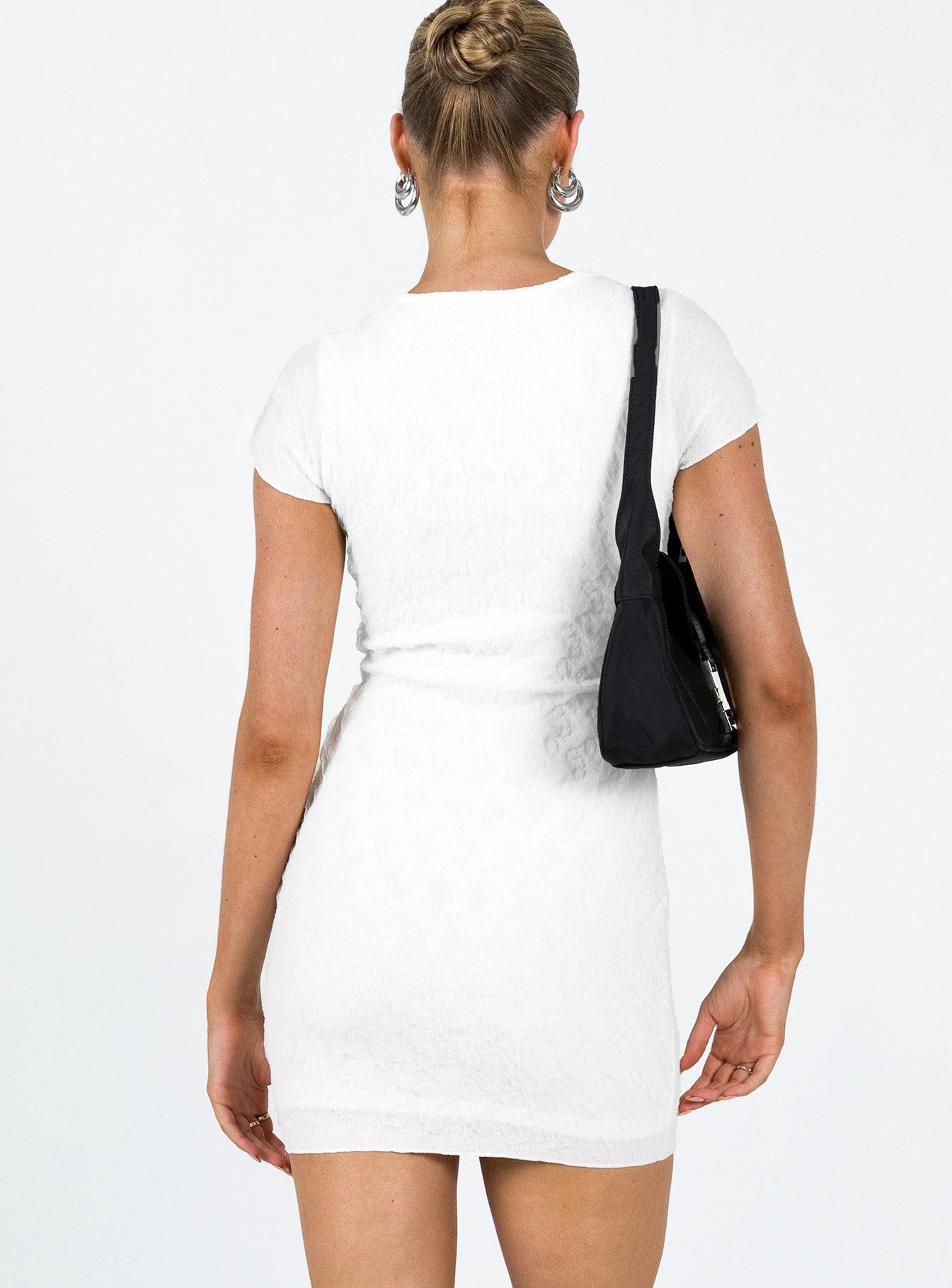 Dealio Mini Dress White - Image 5