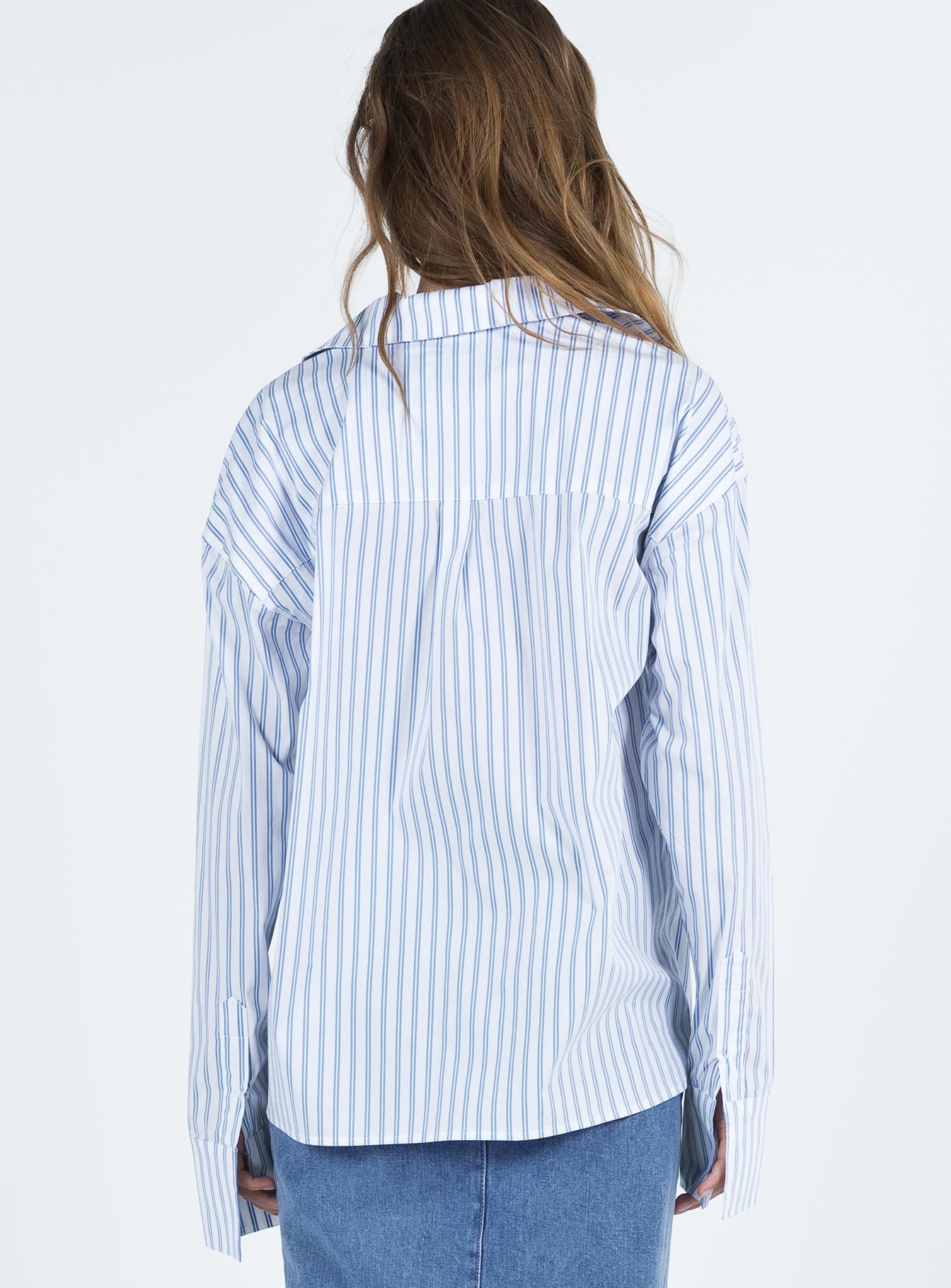 Letters To You Shirt Blue Stripe - Image 5