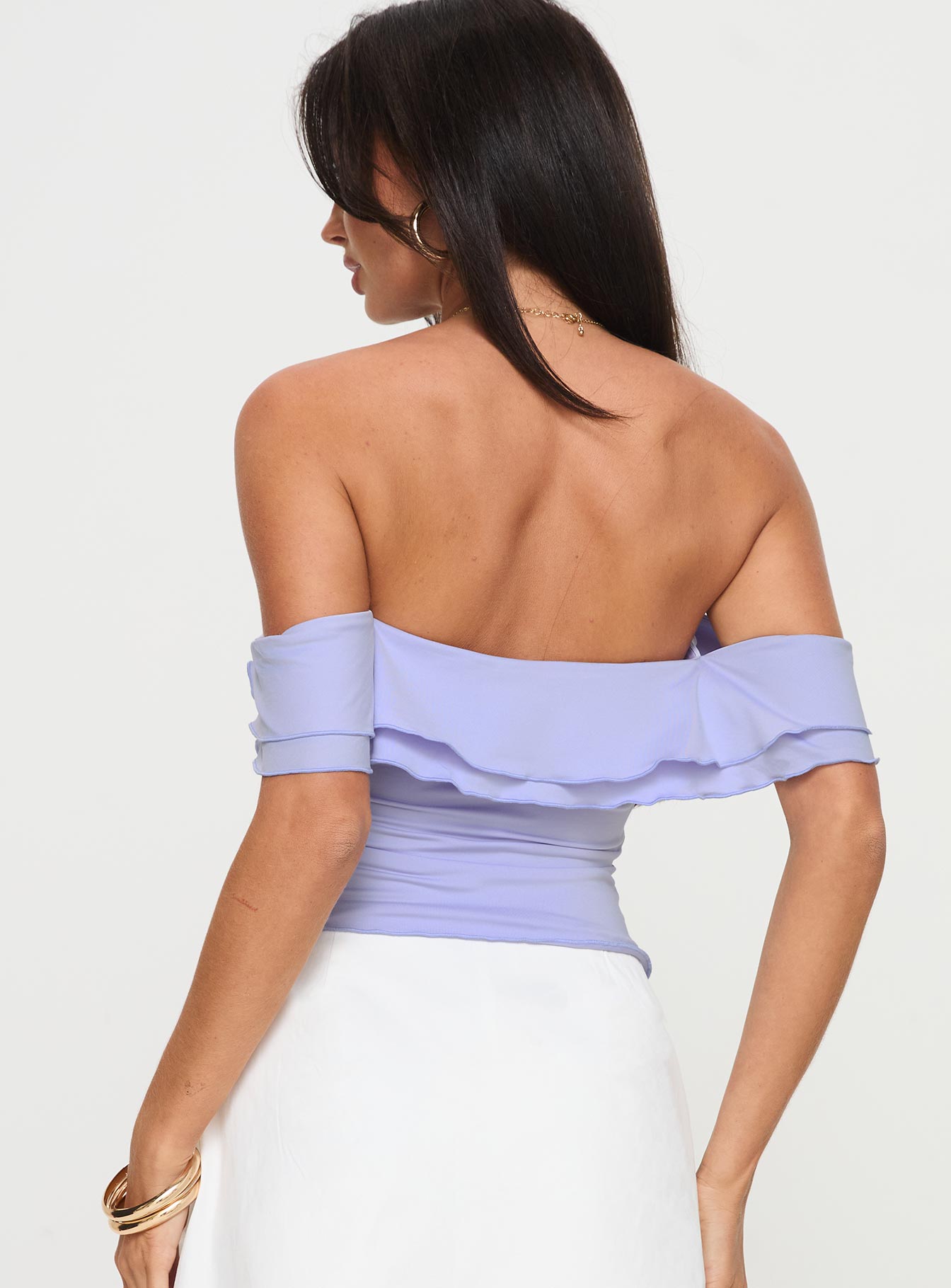 Flutter & Frills Top Lilac - Image 5