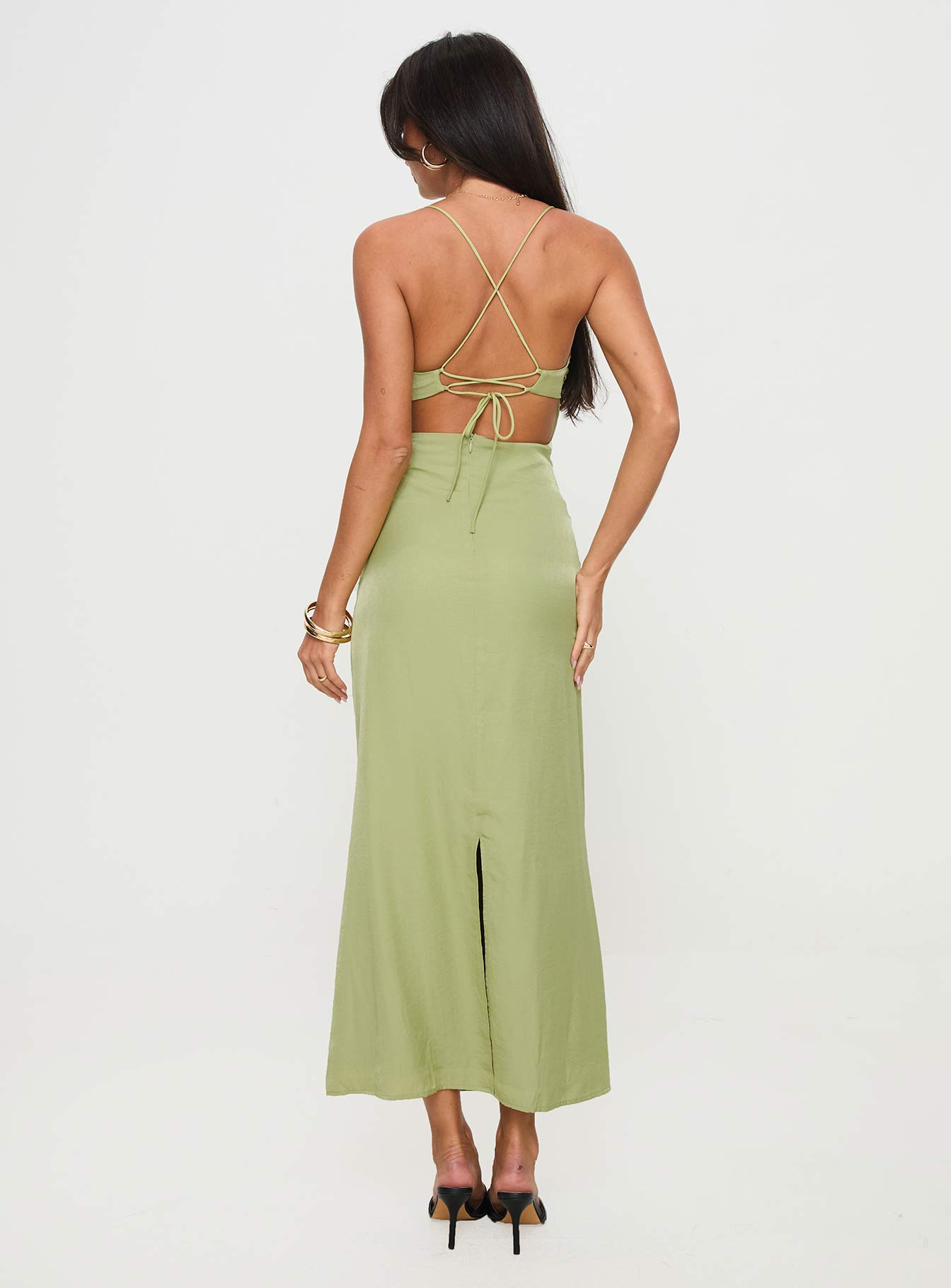 Kristyn Maxi Dress Green - Image 4