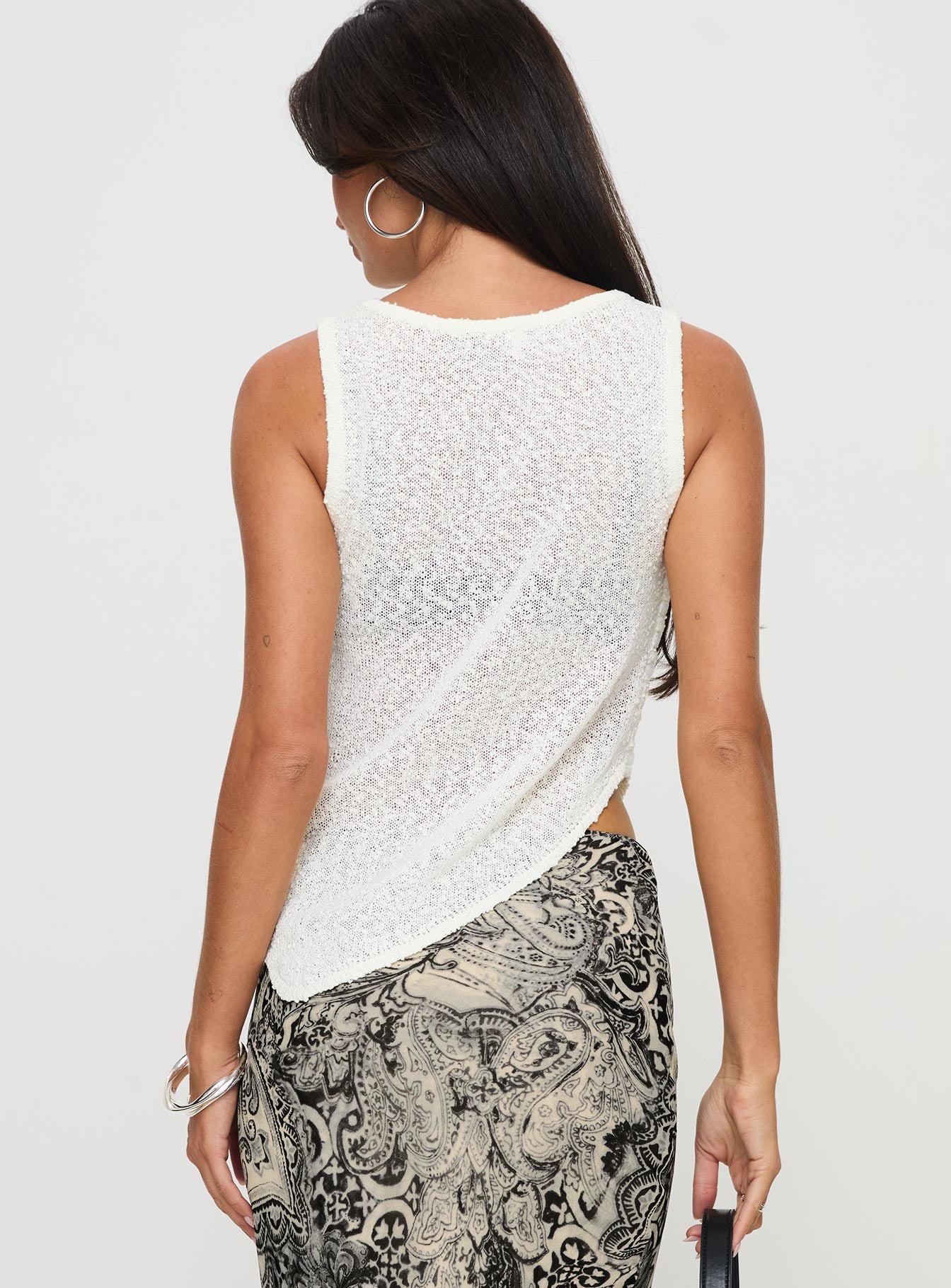 Andromeda Knit Top Ivory - Image 5