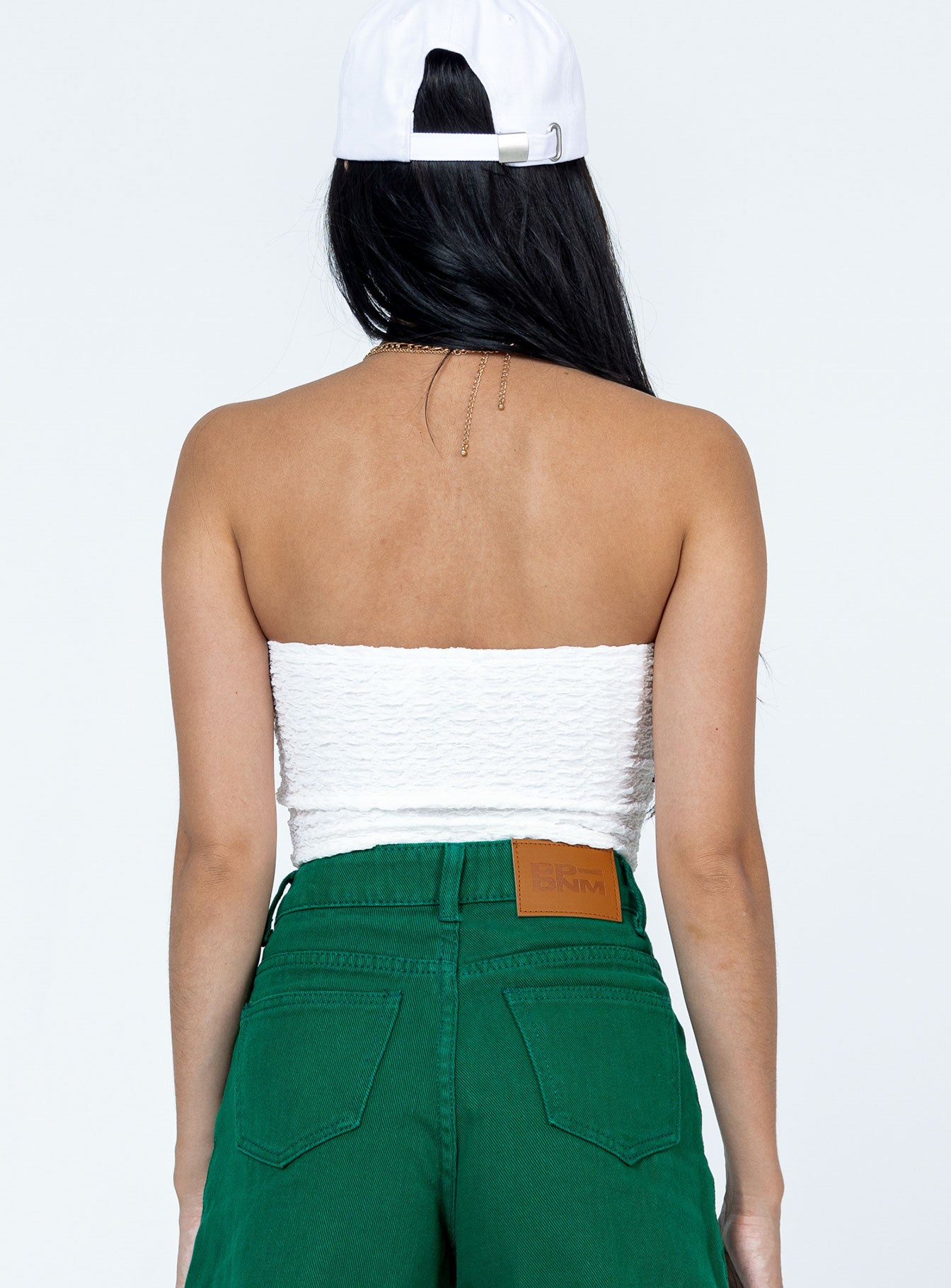 Brae Strapless Top White - Image 5