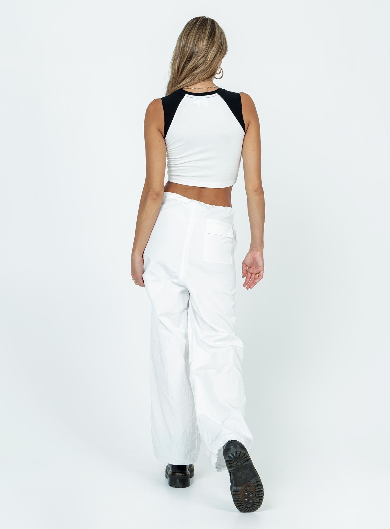 Austin Parachute Pants White - Image 5