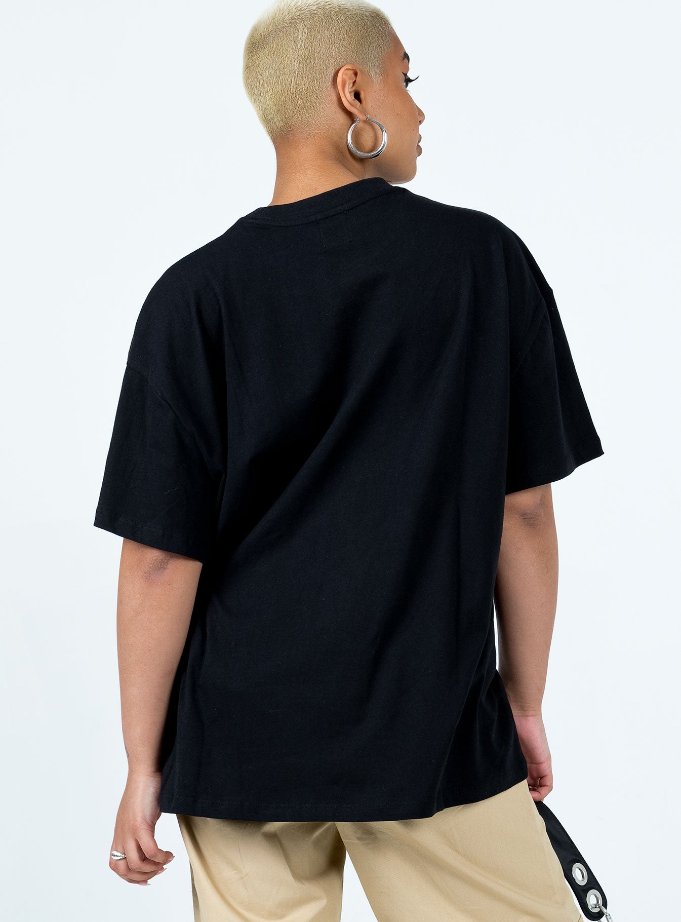 Recording Oversize Tee Black - Image 5
