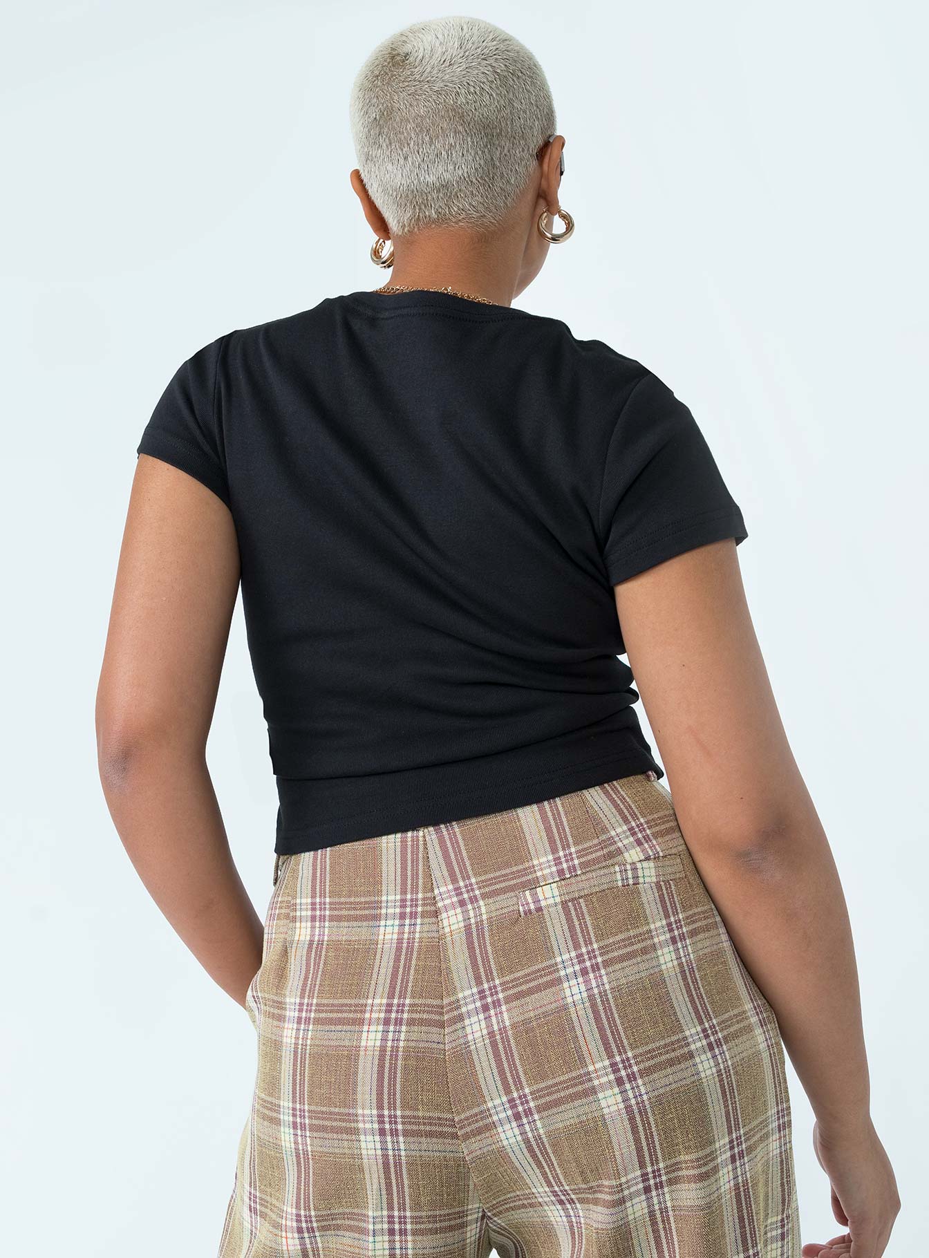 Taz You Devel Longline Baby Tee Black - Image 5