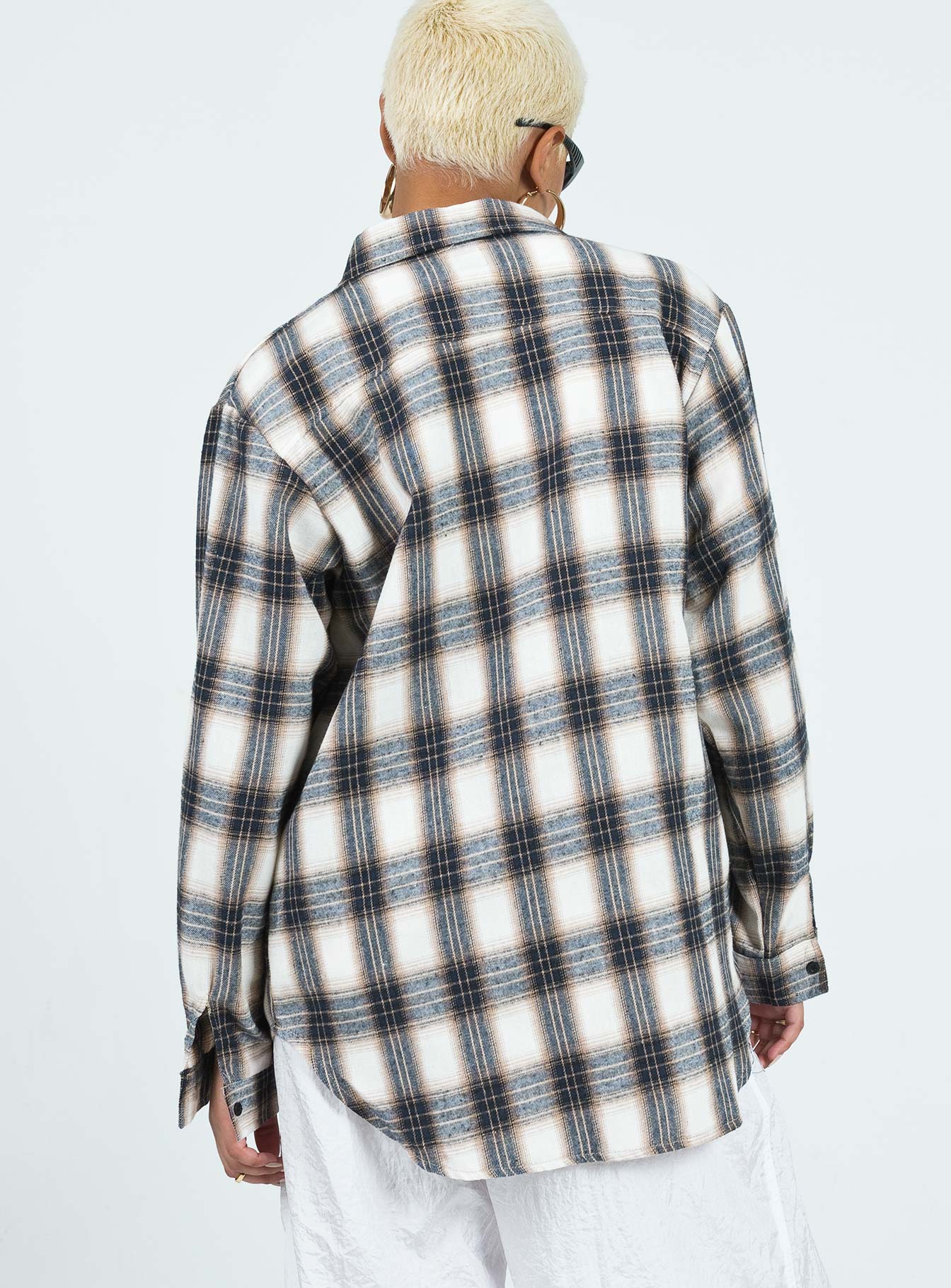 Malvern Shirt Grey Check - Image 4