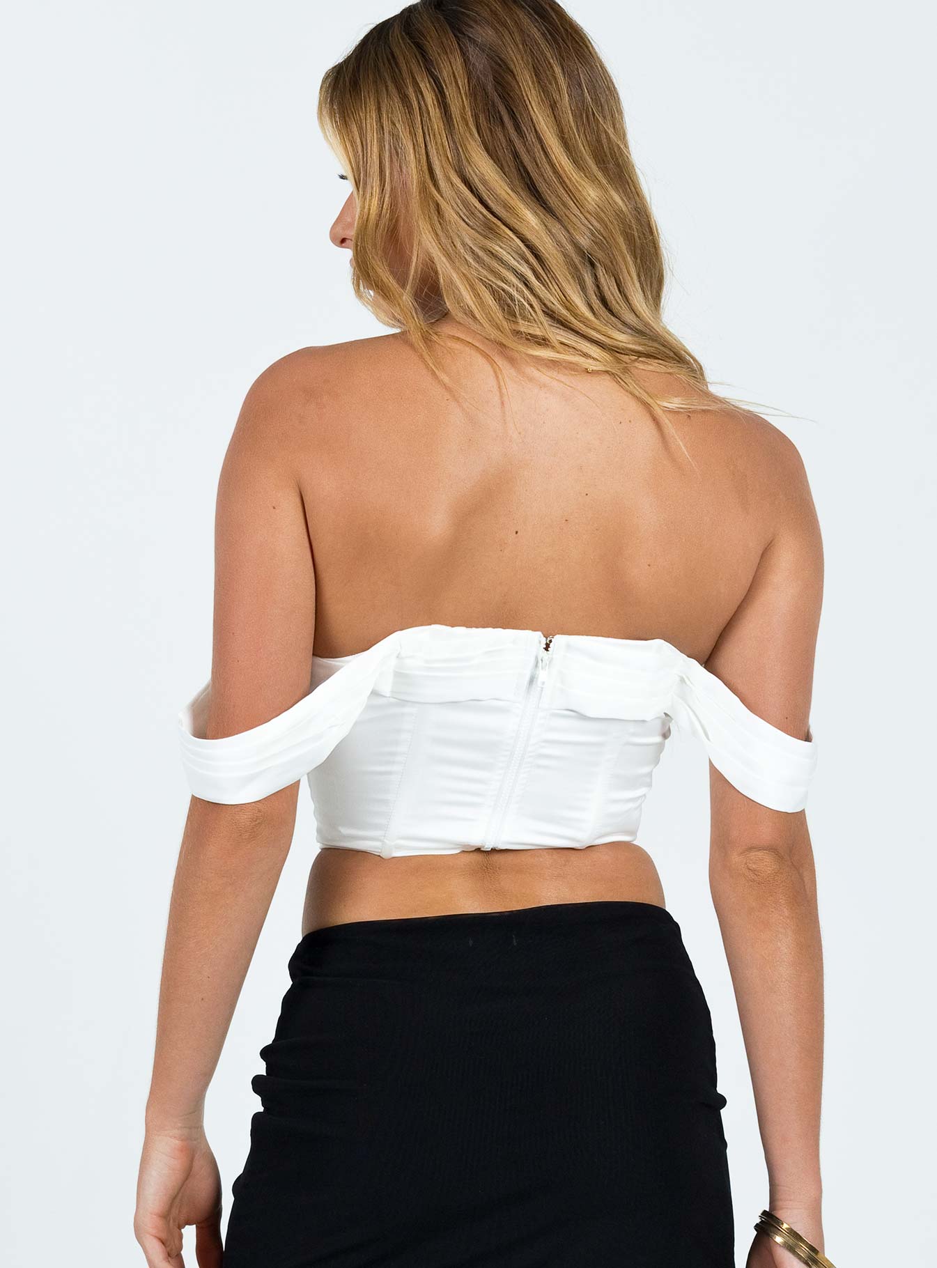 Maila Corset Top White - Image 9