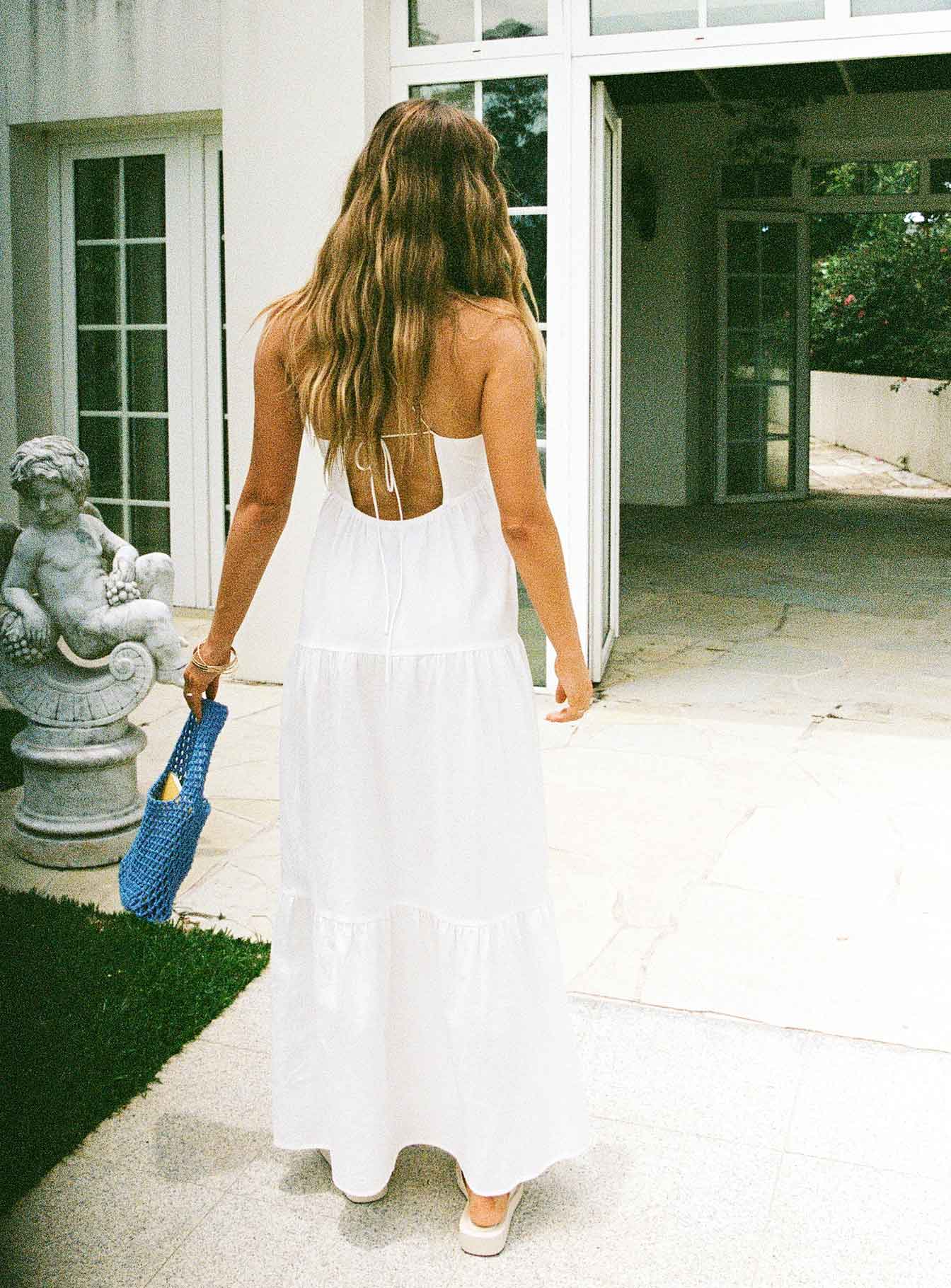 Chelsea Maxi Dress White - Image 4