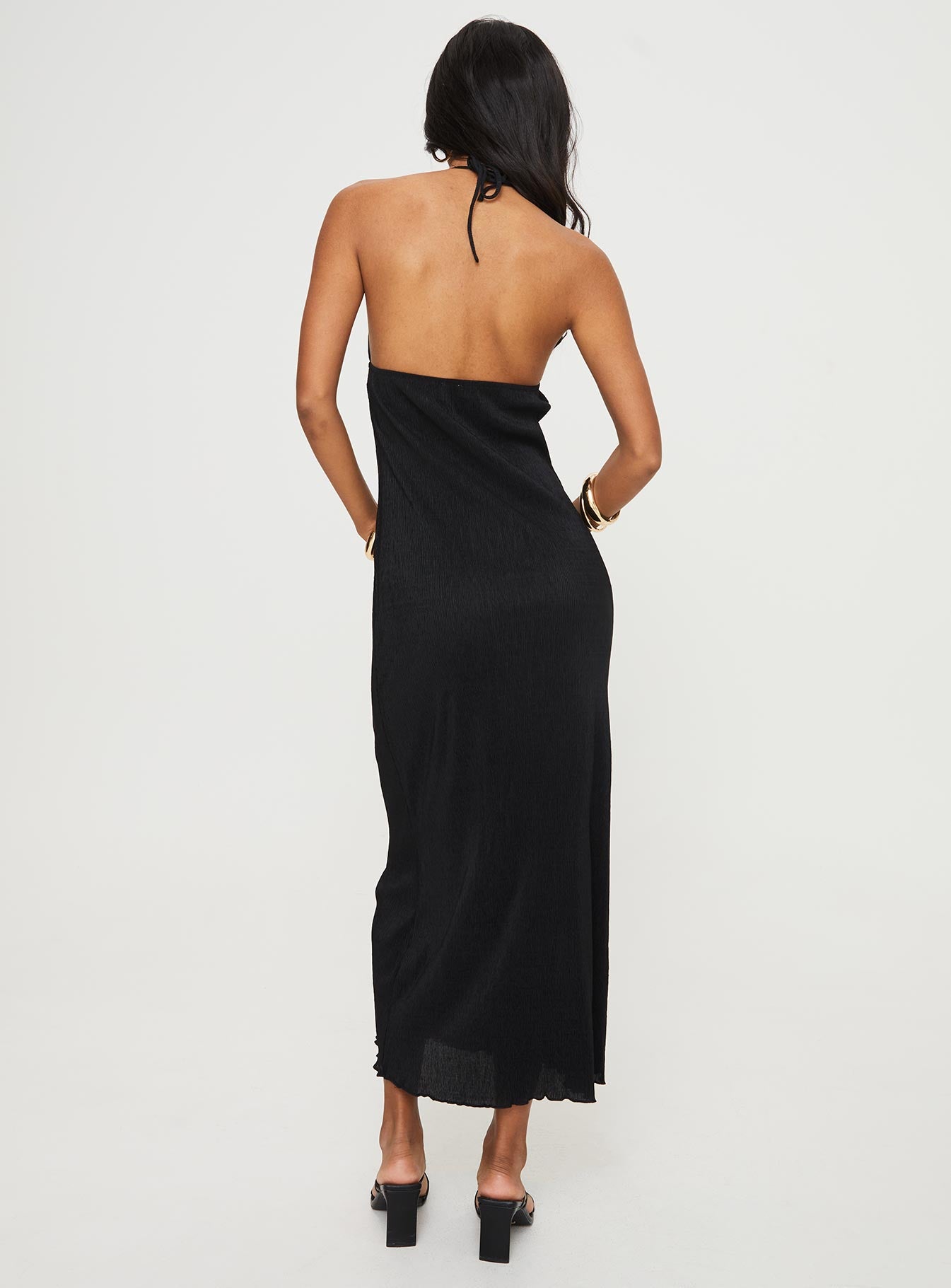 Chantria Maxi Dress Black - Image 5