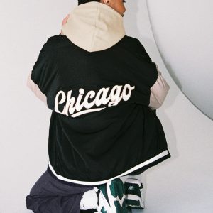 Chicago Bomber Jacket Black
