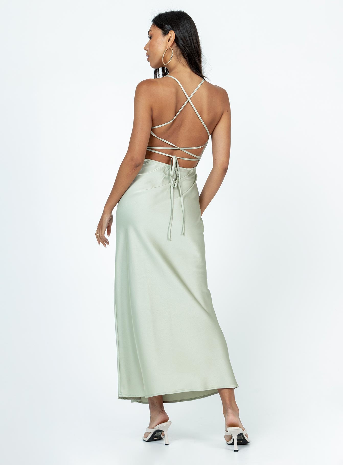 Dennings Maxi Dress Sage - Image 5