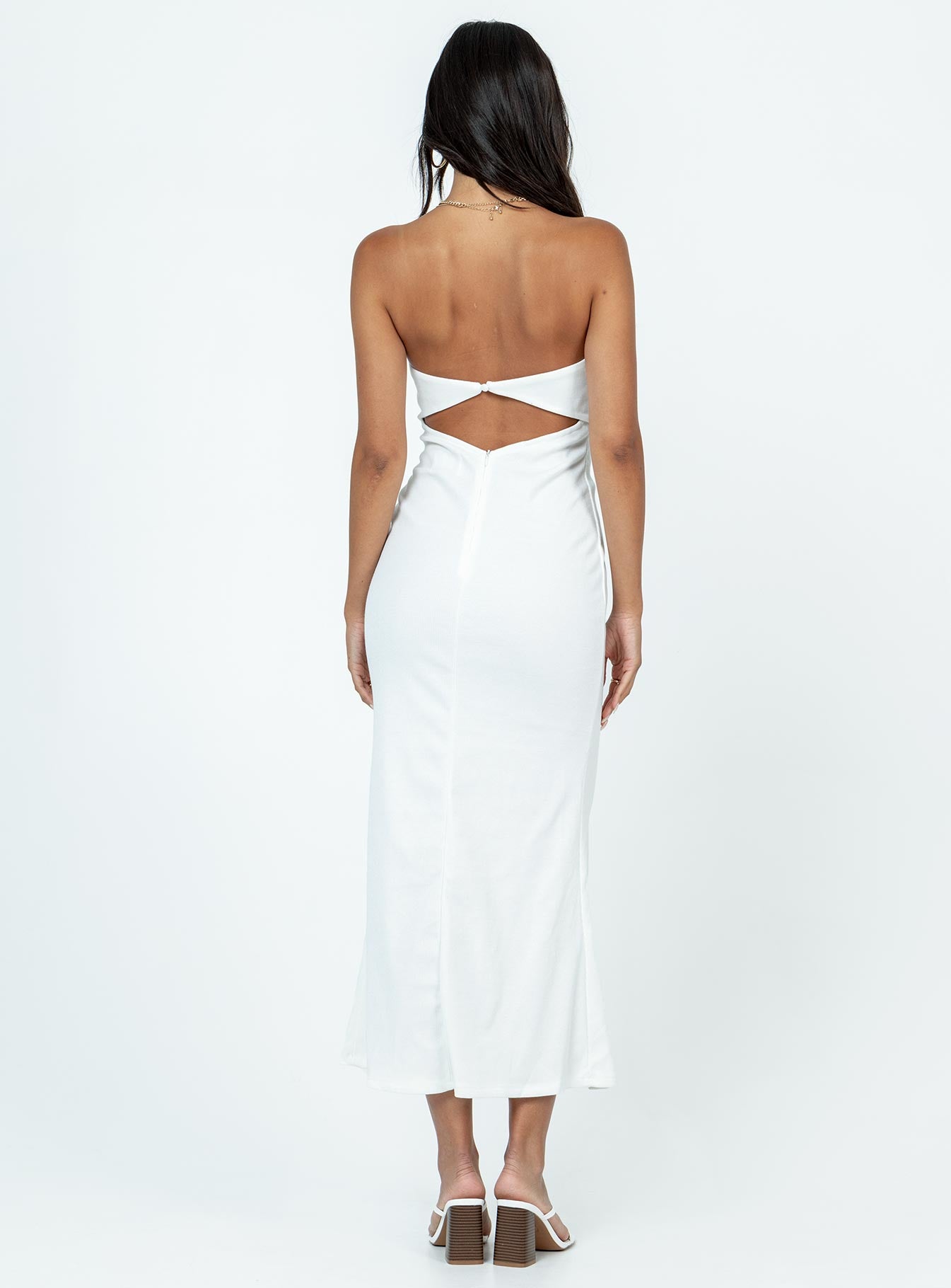 Carter Maxi Dress White - Image 5